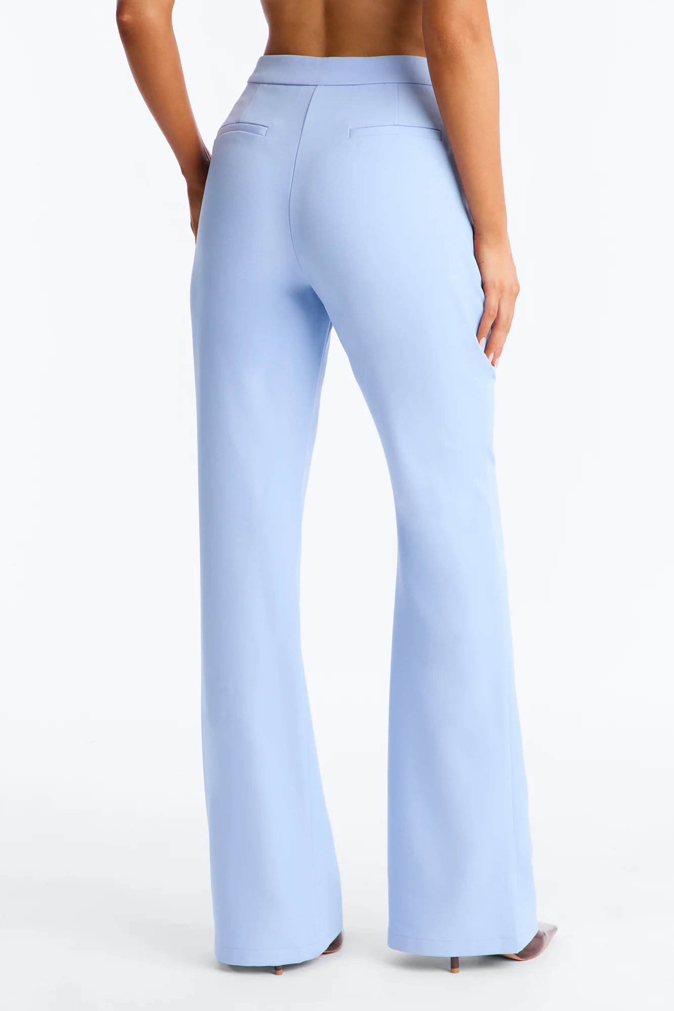 Breaking Even Flare Trouser - Light Blue - Image 3