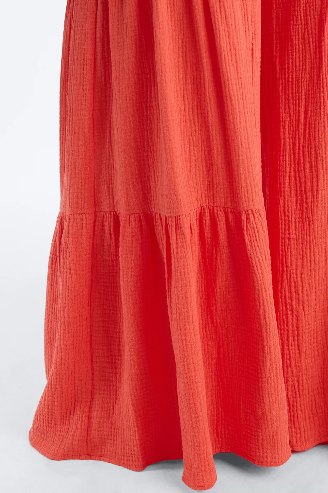 Breezy Bay Wide Leg Gauze Pant - Orange - Image 7