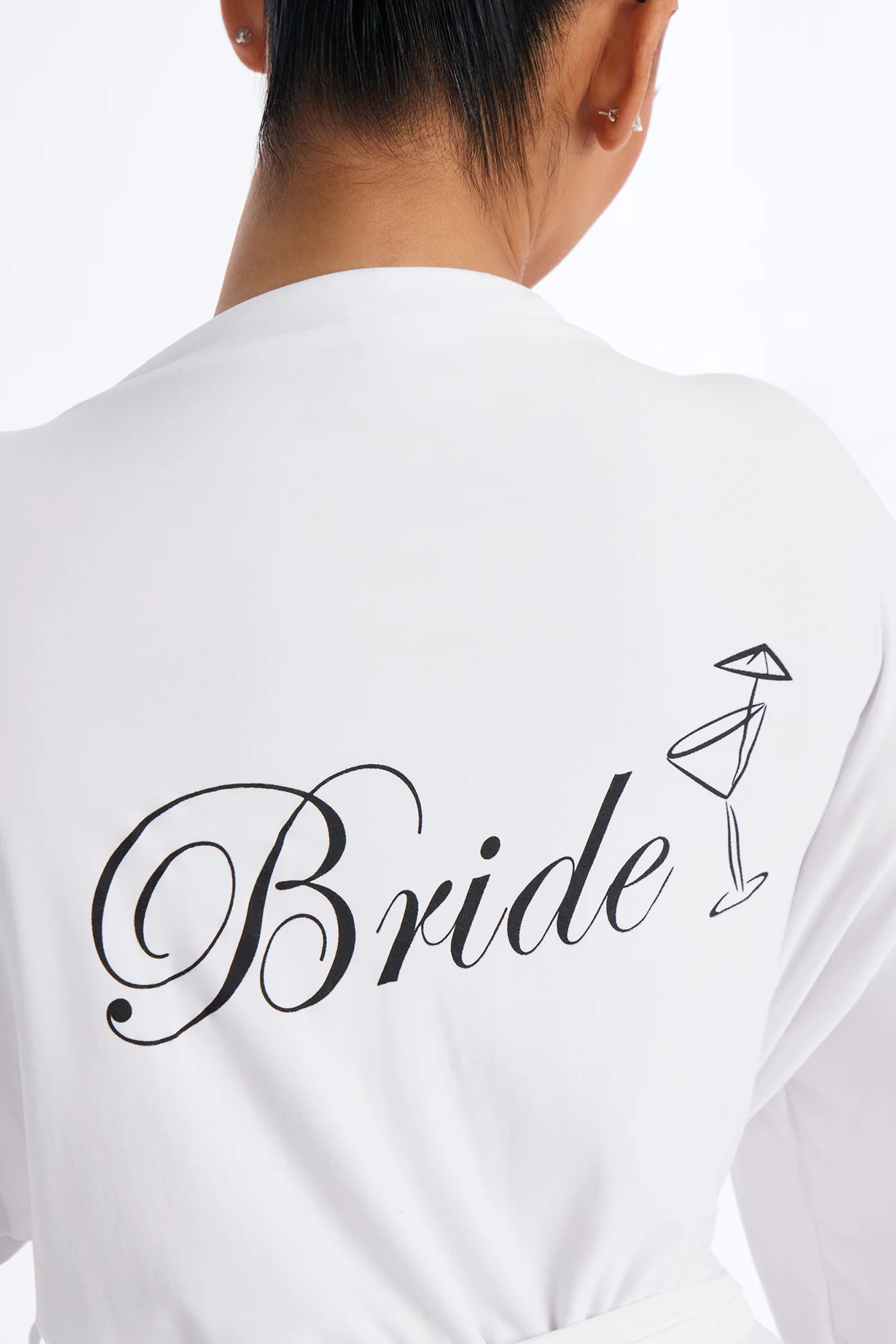 Bride Needs A Martini Robe - White - Image 3