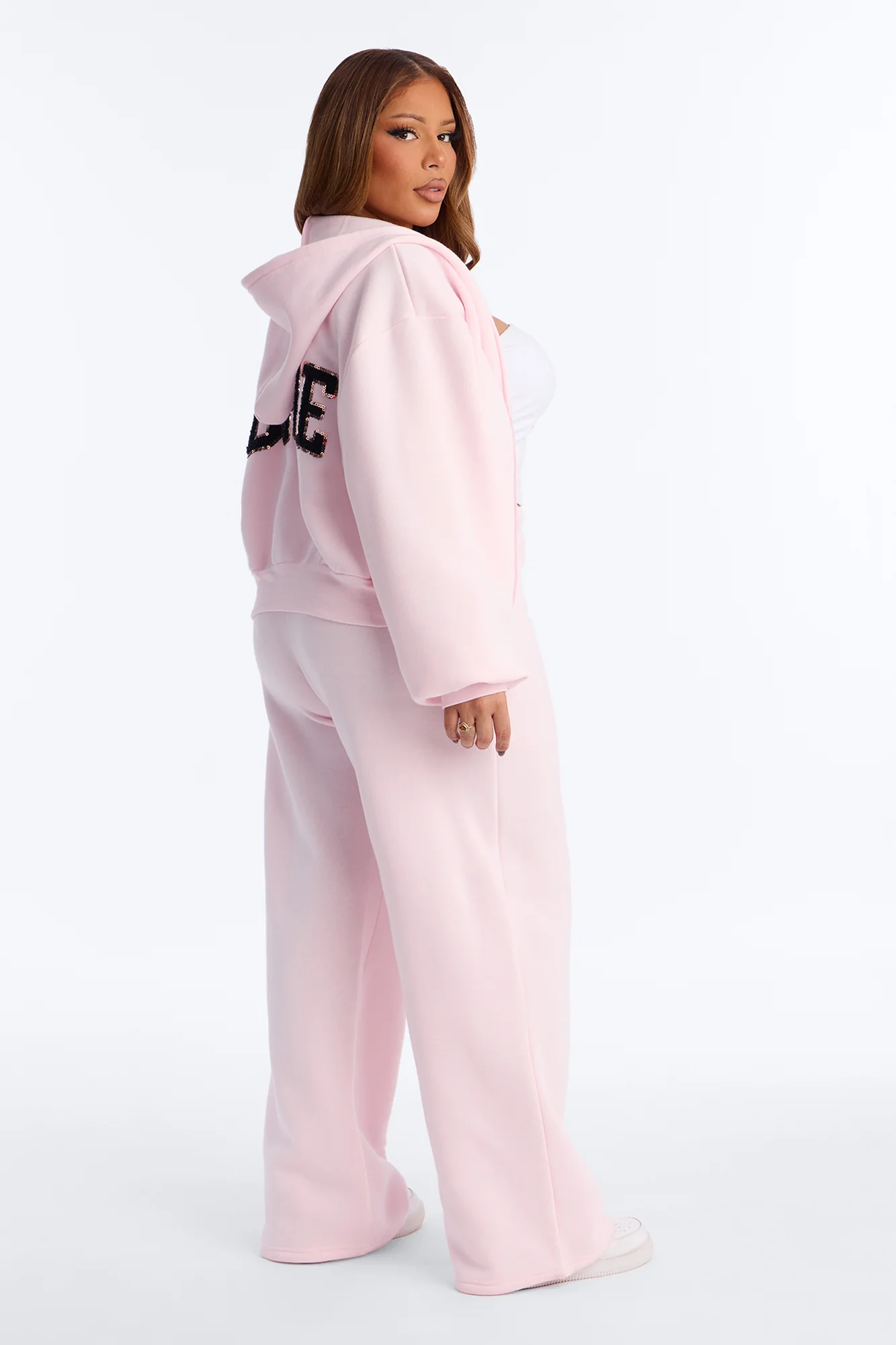 Bride To Be Fleece Pant Set - Pink/combo - Image 9