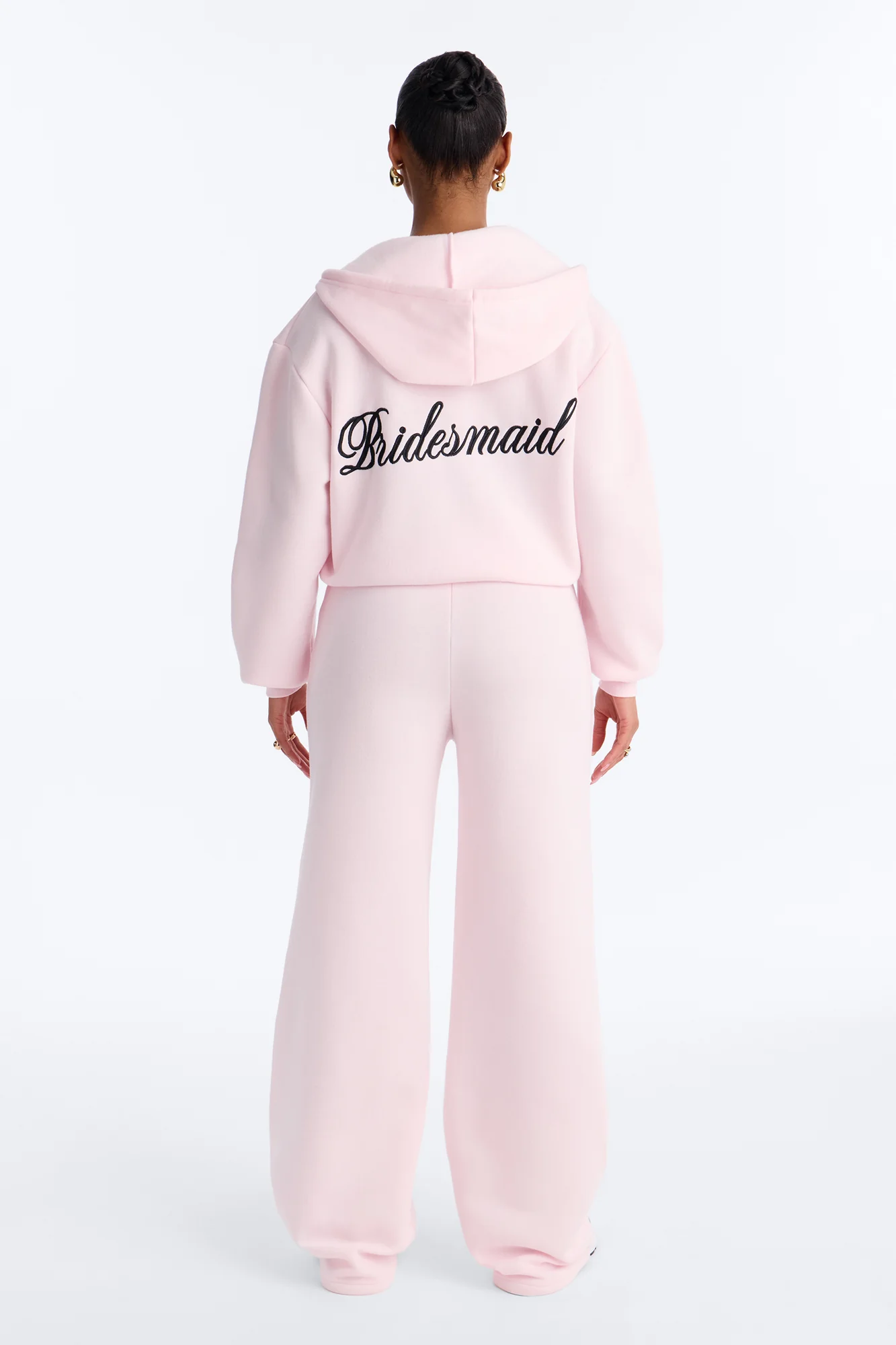 Bridesmaids Only Fleece Pant Set - Light Pink