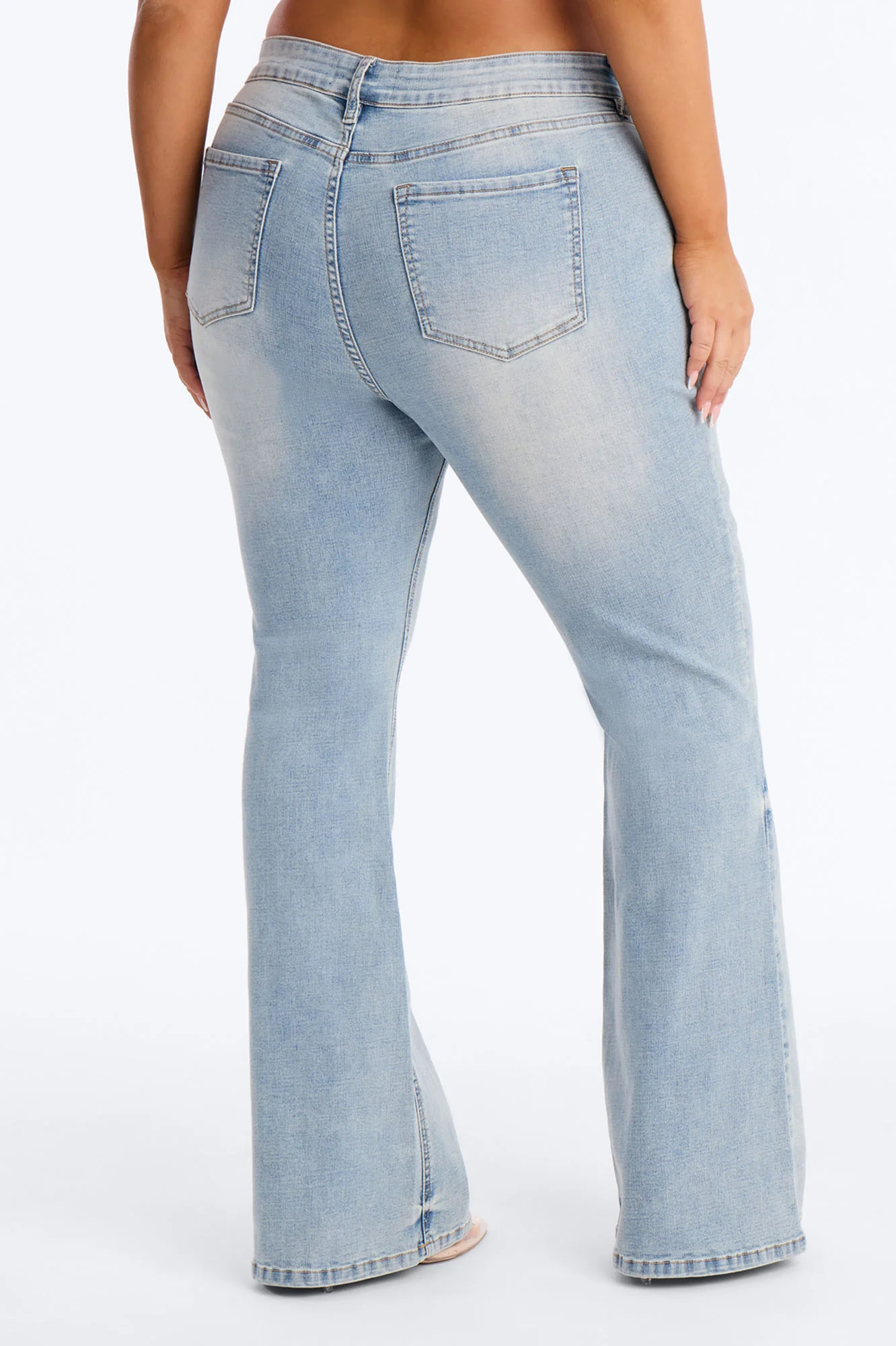 Broke The Code Compression Stretch Bootcut Jeans - Vintage Wash - Image 7