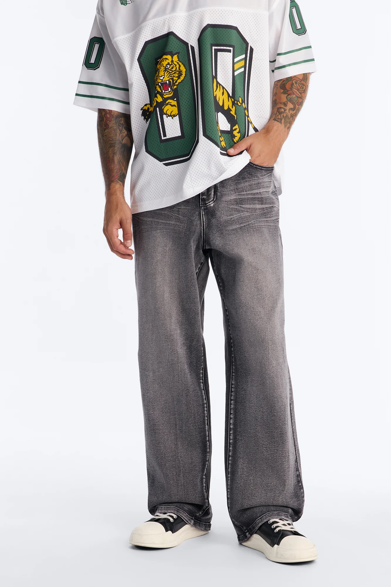 Brooklyn Baggy Jean - Black Wash