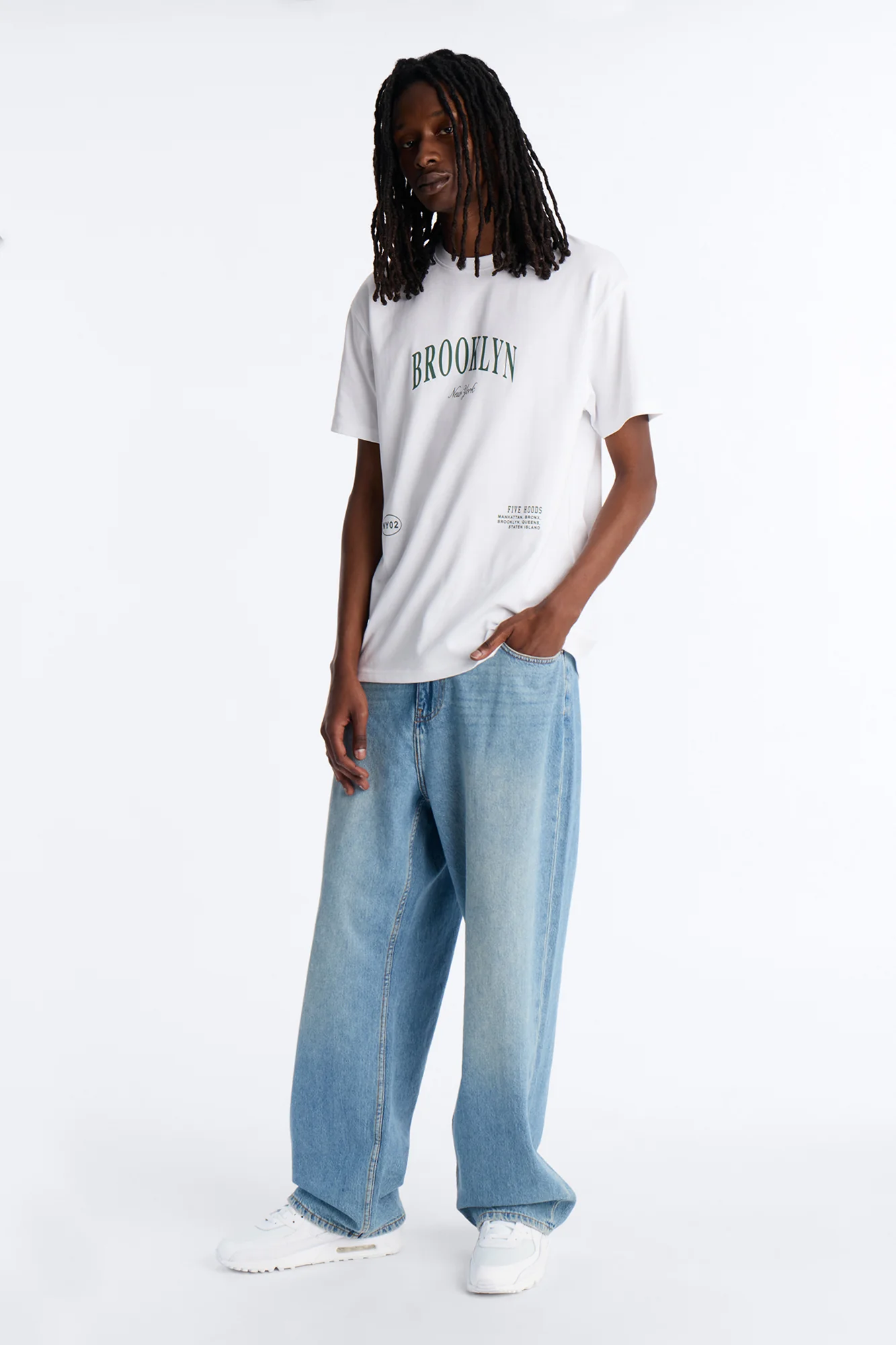 Brooklyn Bear Short Sleeve Tee - White - Image 2