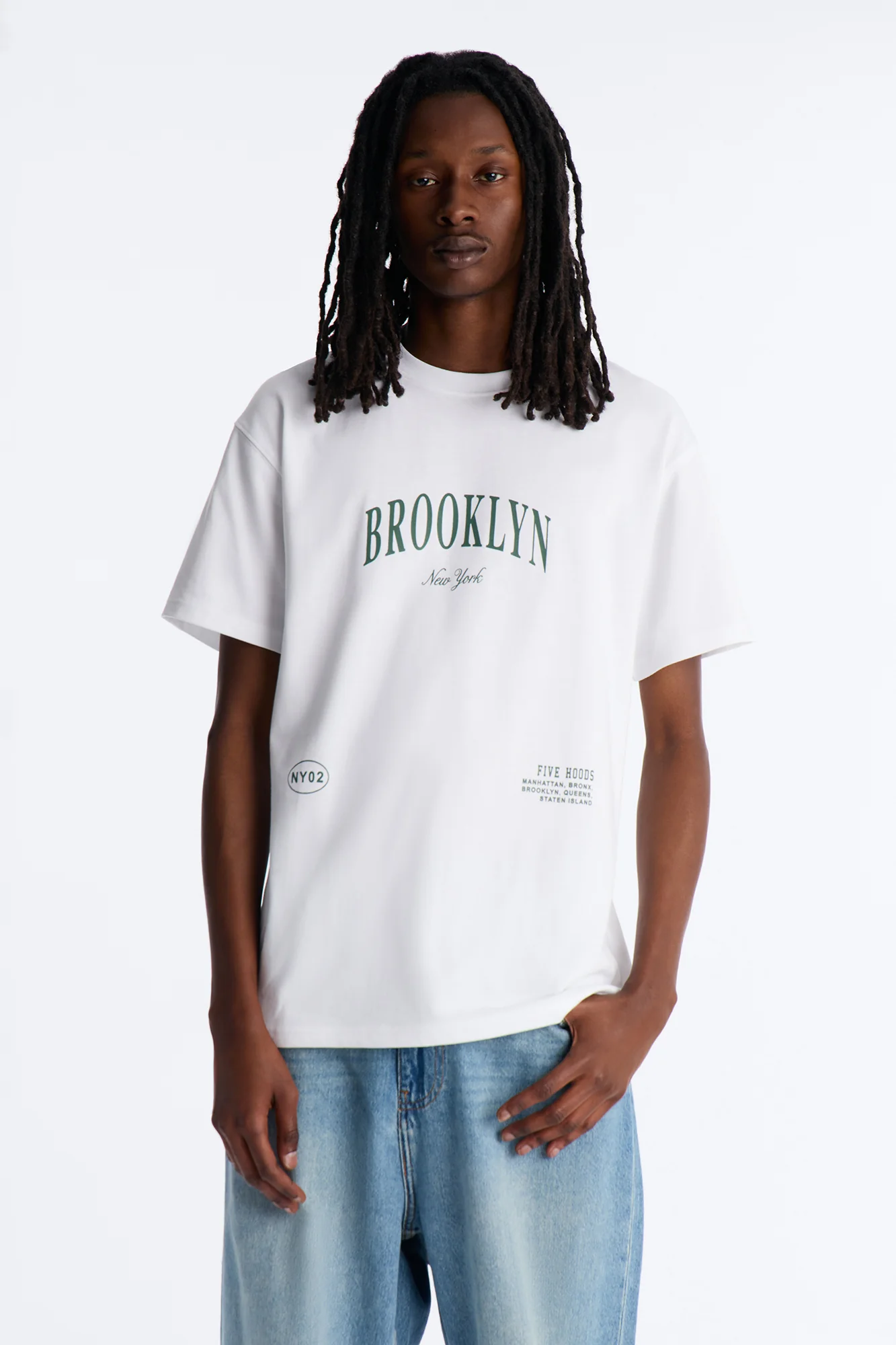 Brooklyn Bear Short Sleeve Tee - White - Image 4