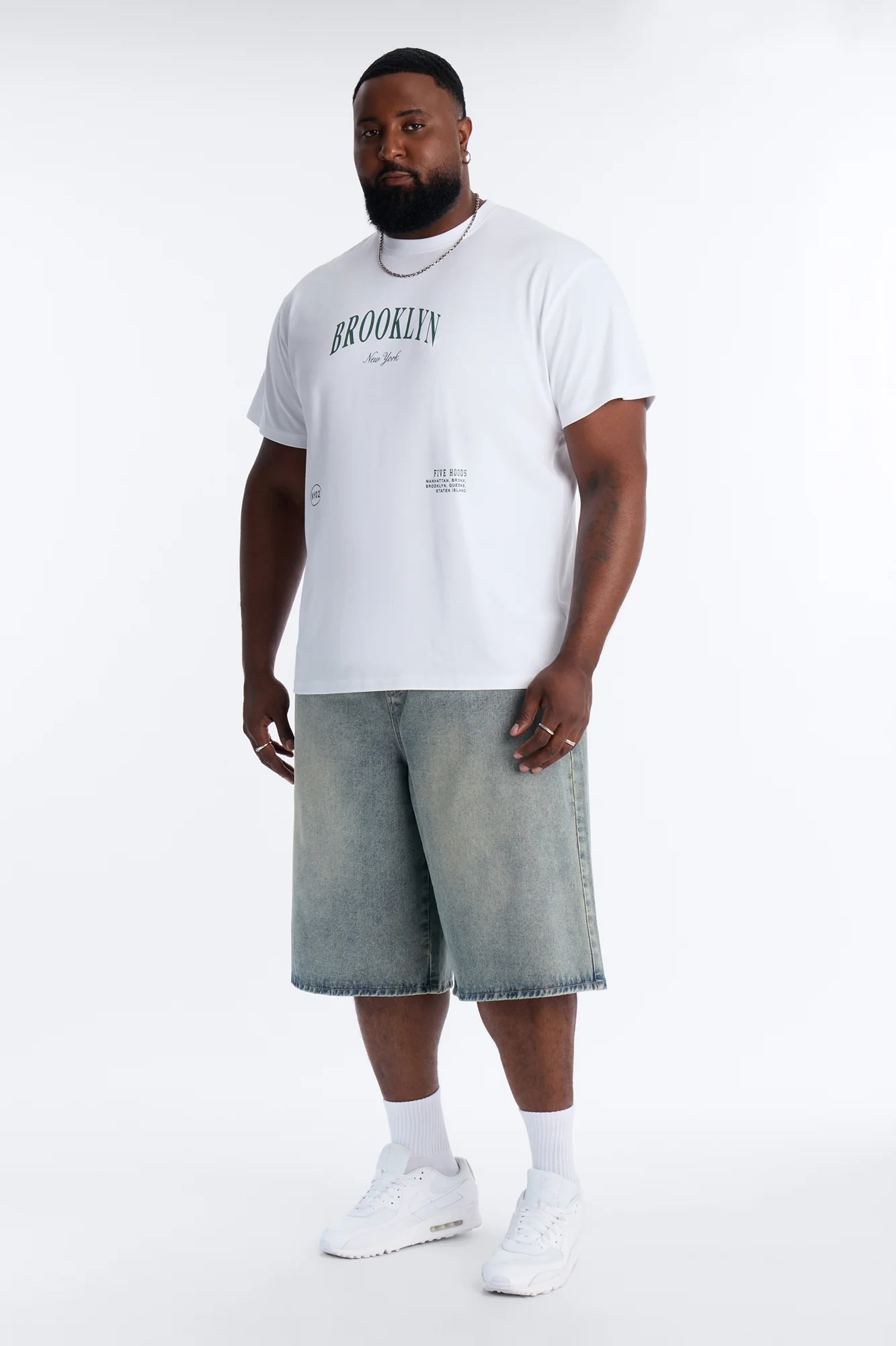 Brooklyn Bear Short Sleeve Tee - White - Image 6