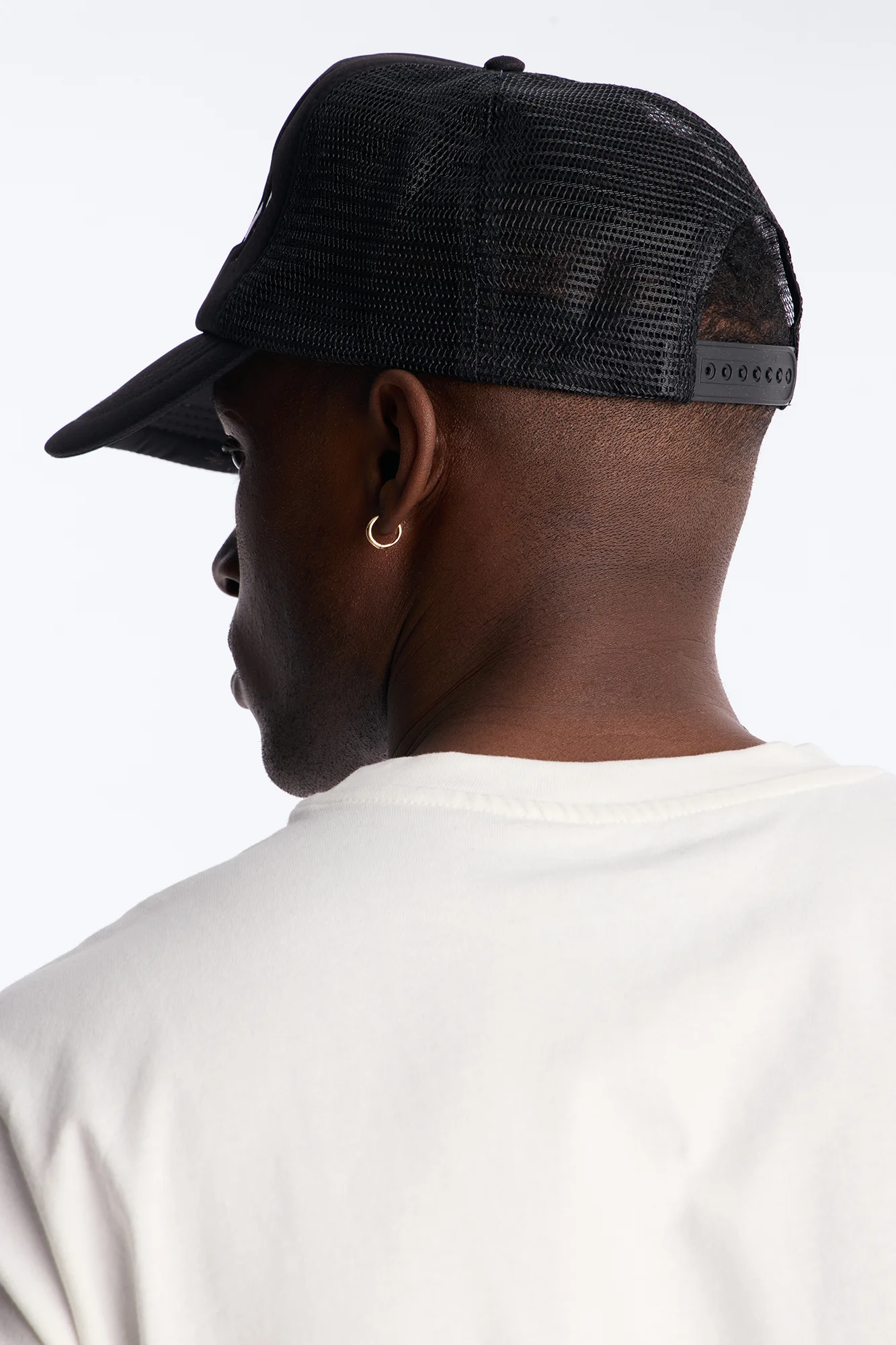 Brooklyn Love Trucker Snapback Hat - Black - Image 3