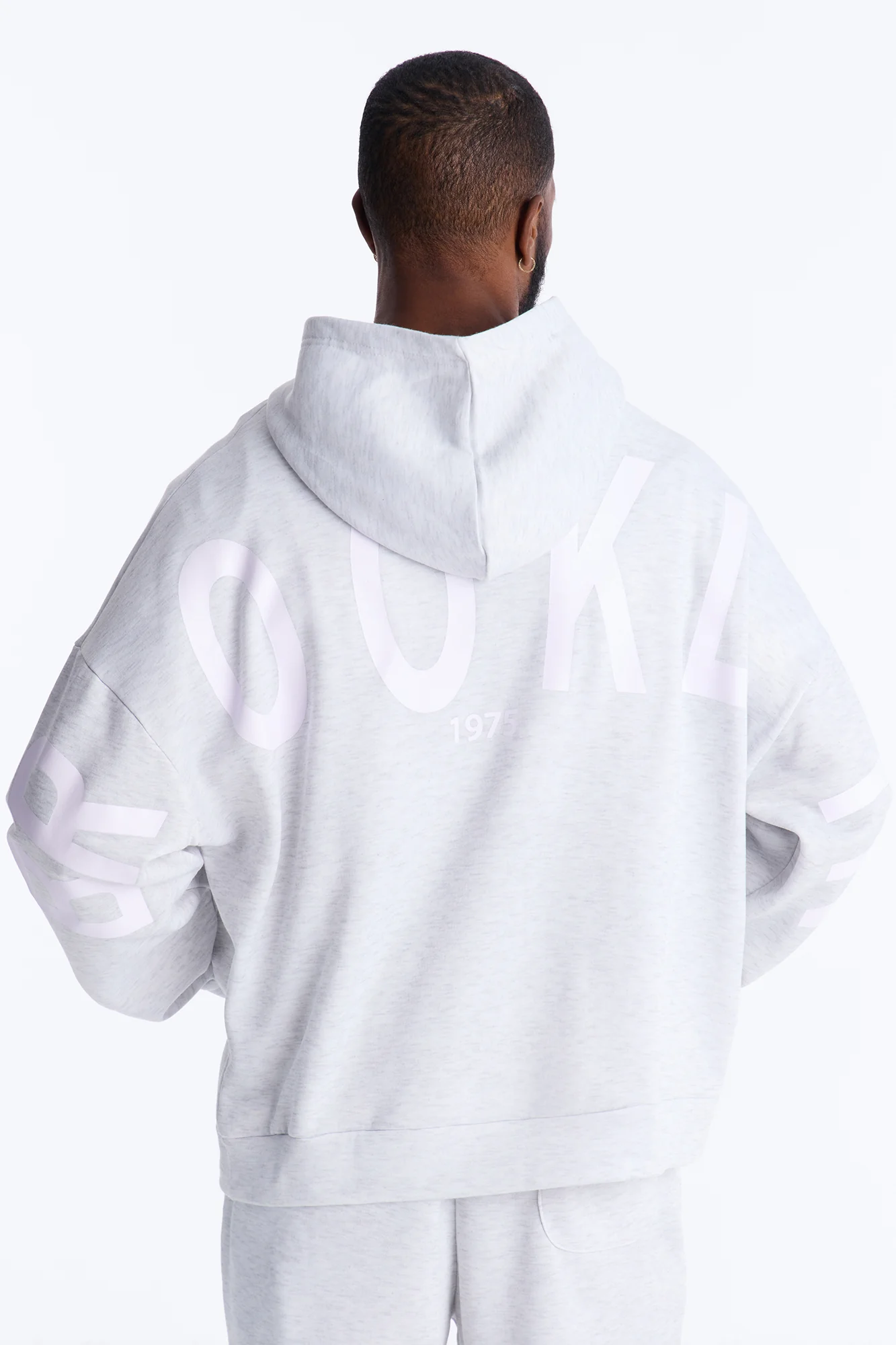 Brooklyn Till I Die Hoodie - Heather Grey - Image 4