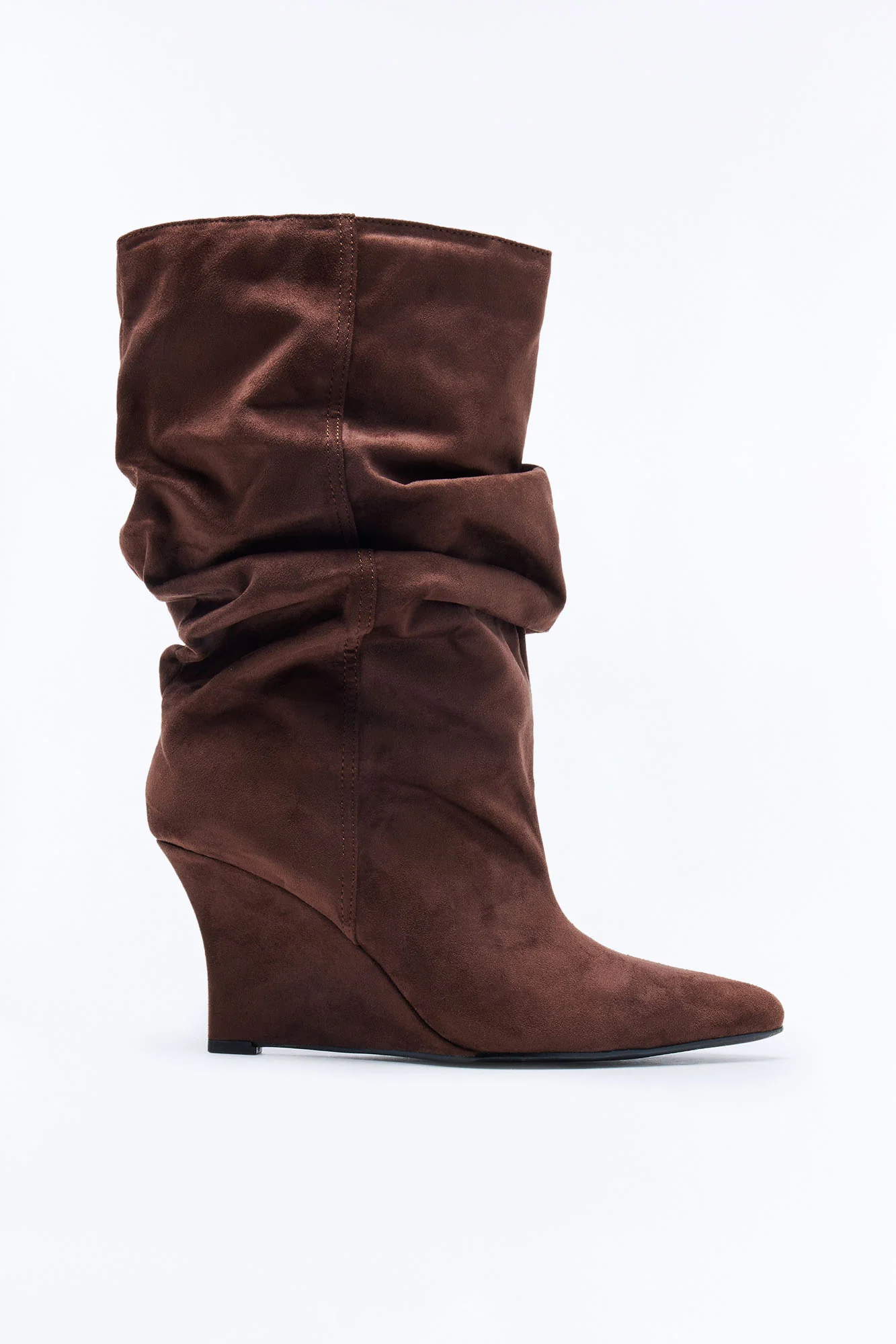 Brynn Slouch Booties - Chocolate