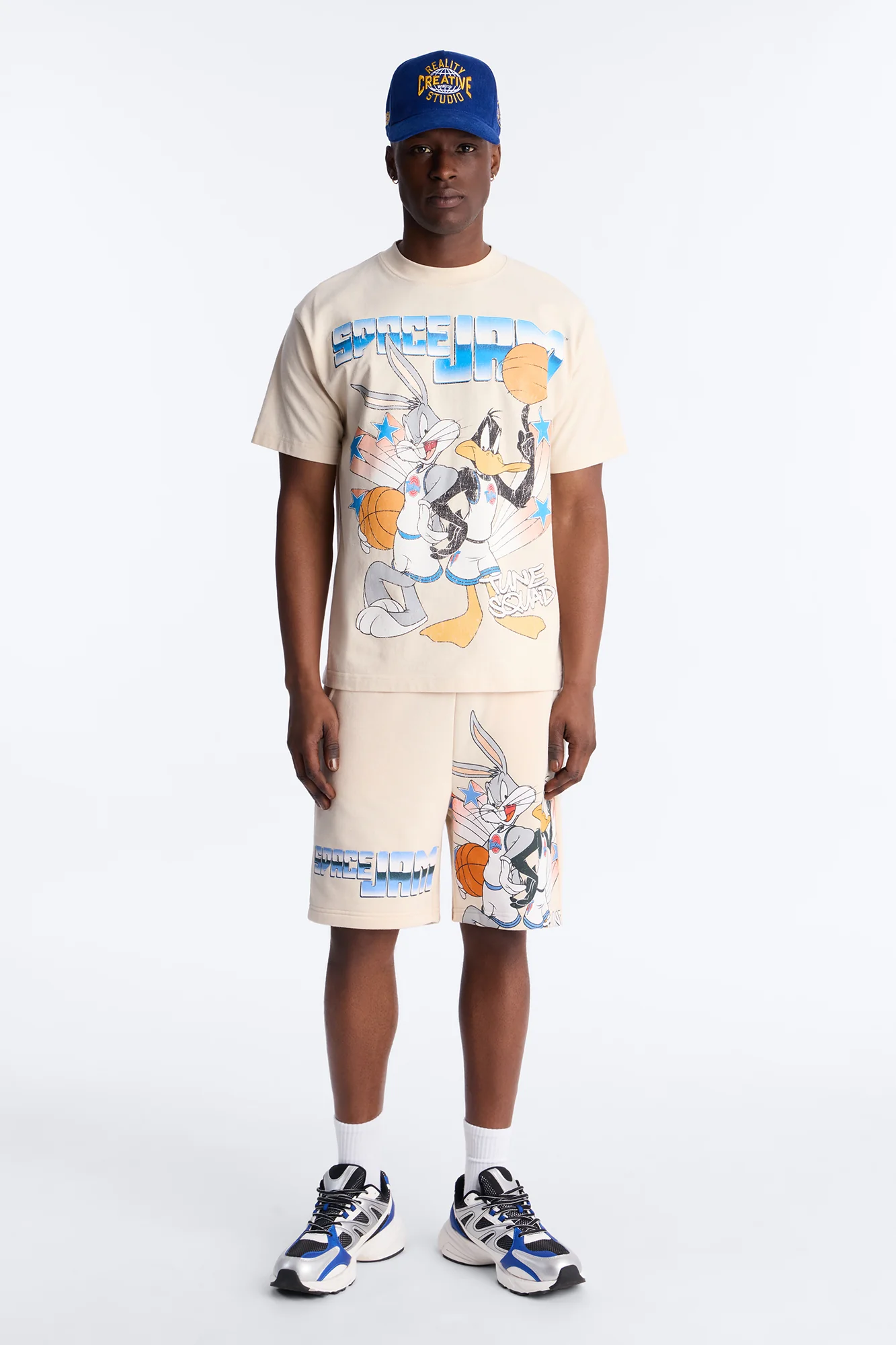 Bugs And Duffy Jam Premium Short Sleeve Shirt - Natural - Image 2