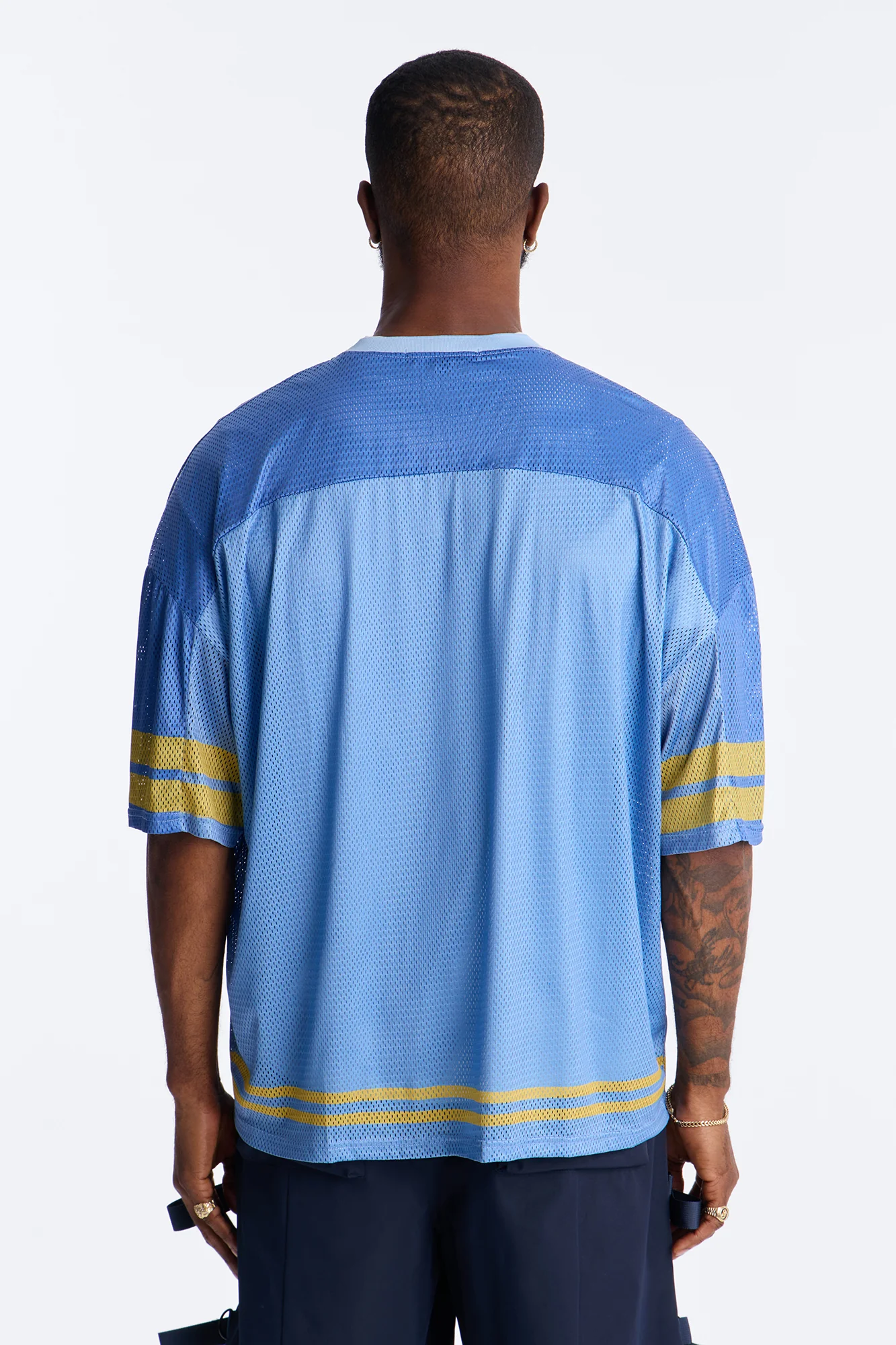 Burning Star Short Sleeve Jersey - Blue - Image 4