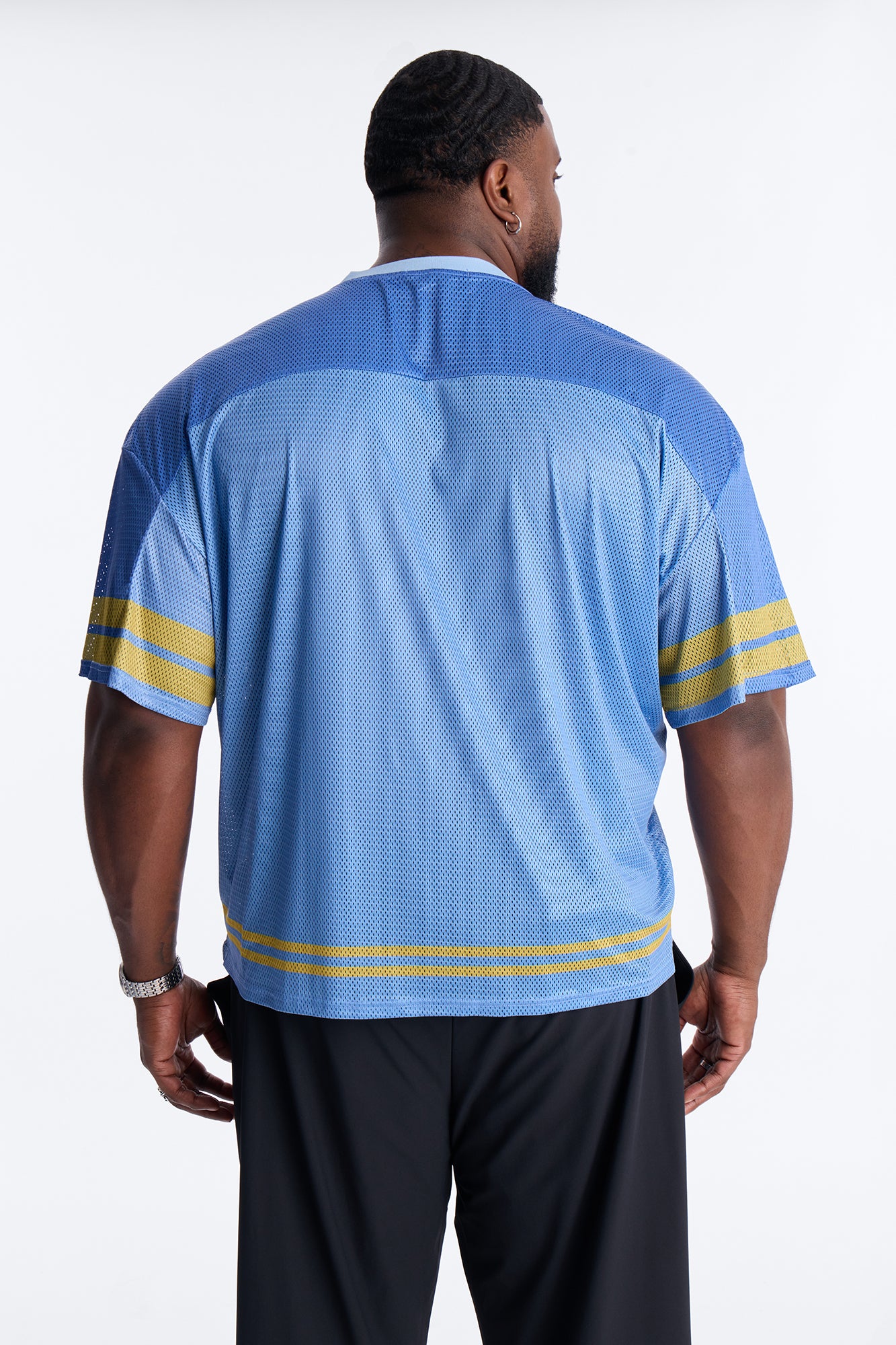 Burning Star Short Sleeve Jersey - Blue - Image 8