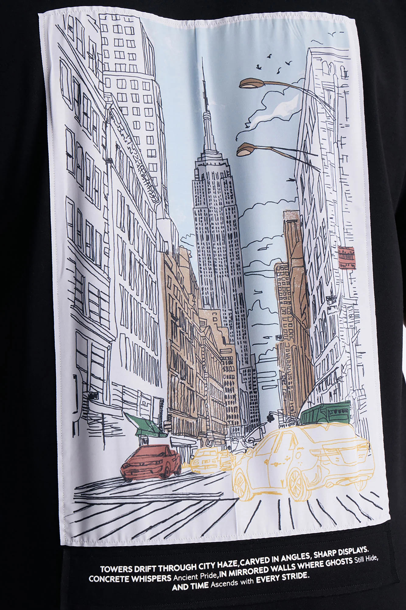 Busy Streets Of NYC Short Sleeve Tee - Black - Image 7