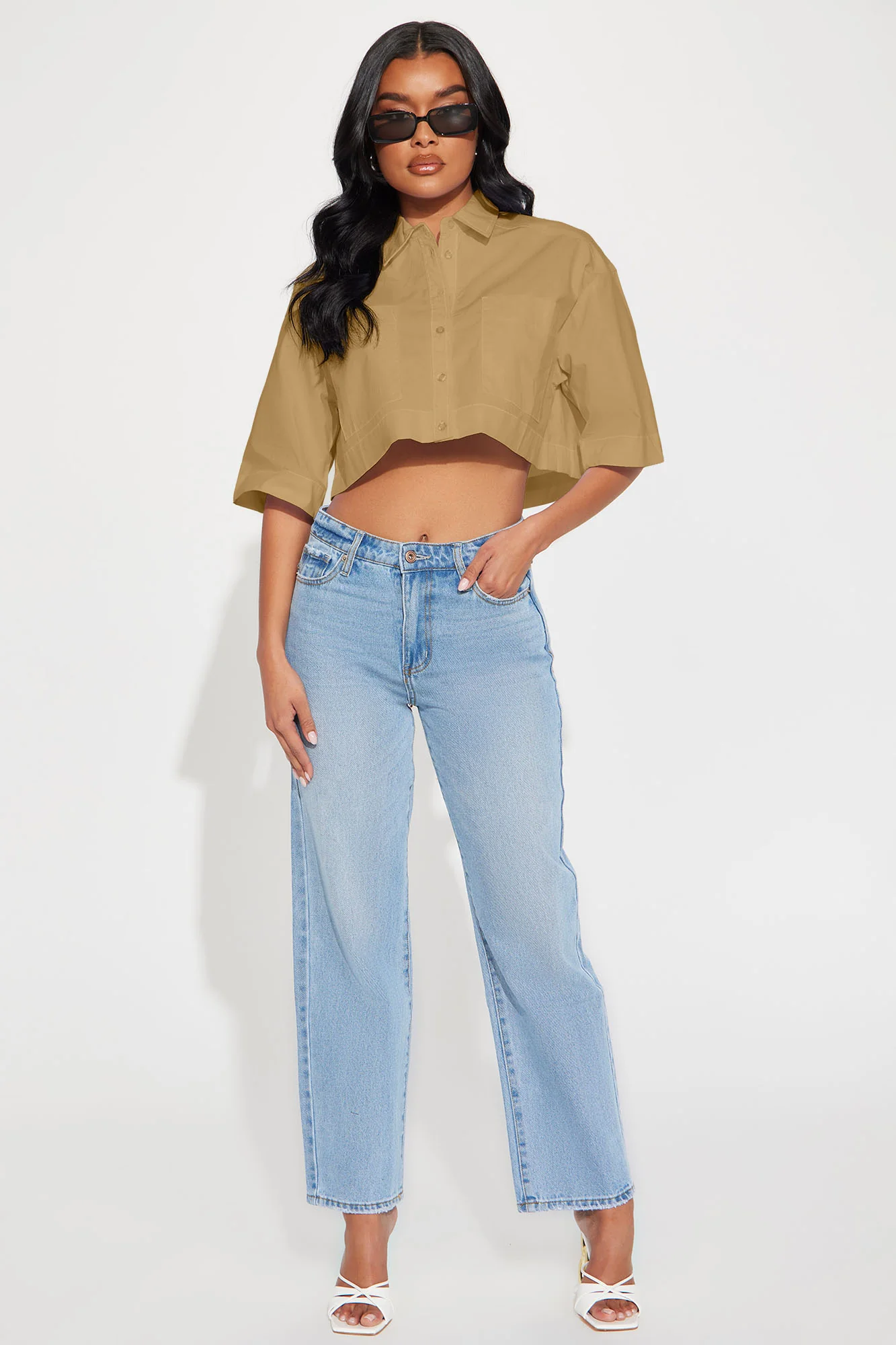 Busy Weekends Poplin Shirt - Khaki - Image 2