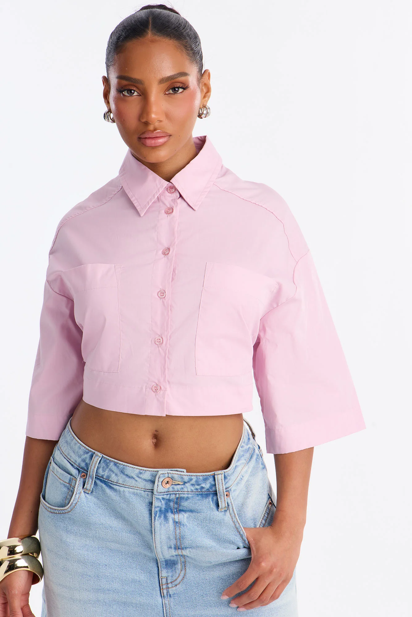 Busy Weekends Poplin Shirt - Lilac - Image 3