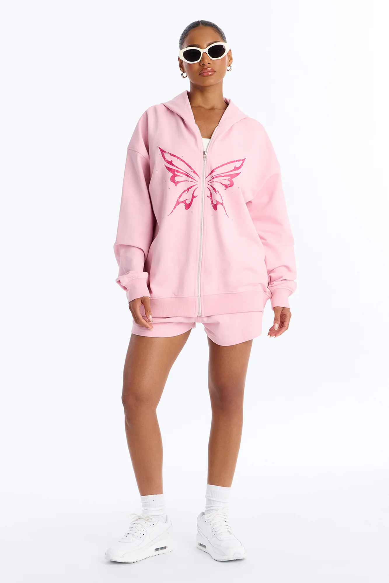 Butterfly Effect Short Set - Pink - Image 2