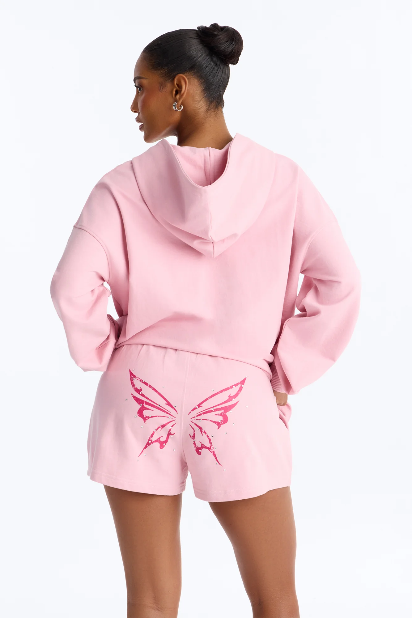 Butterfly Effect Short Set - Pink - Image 5