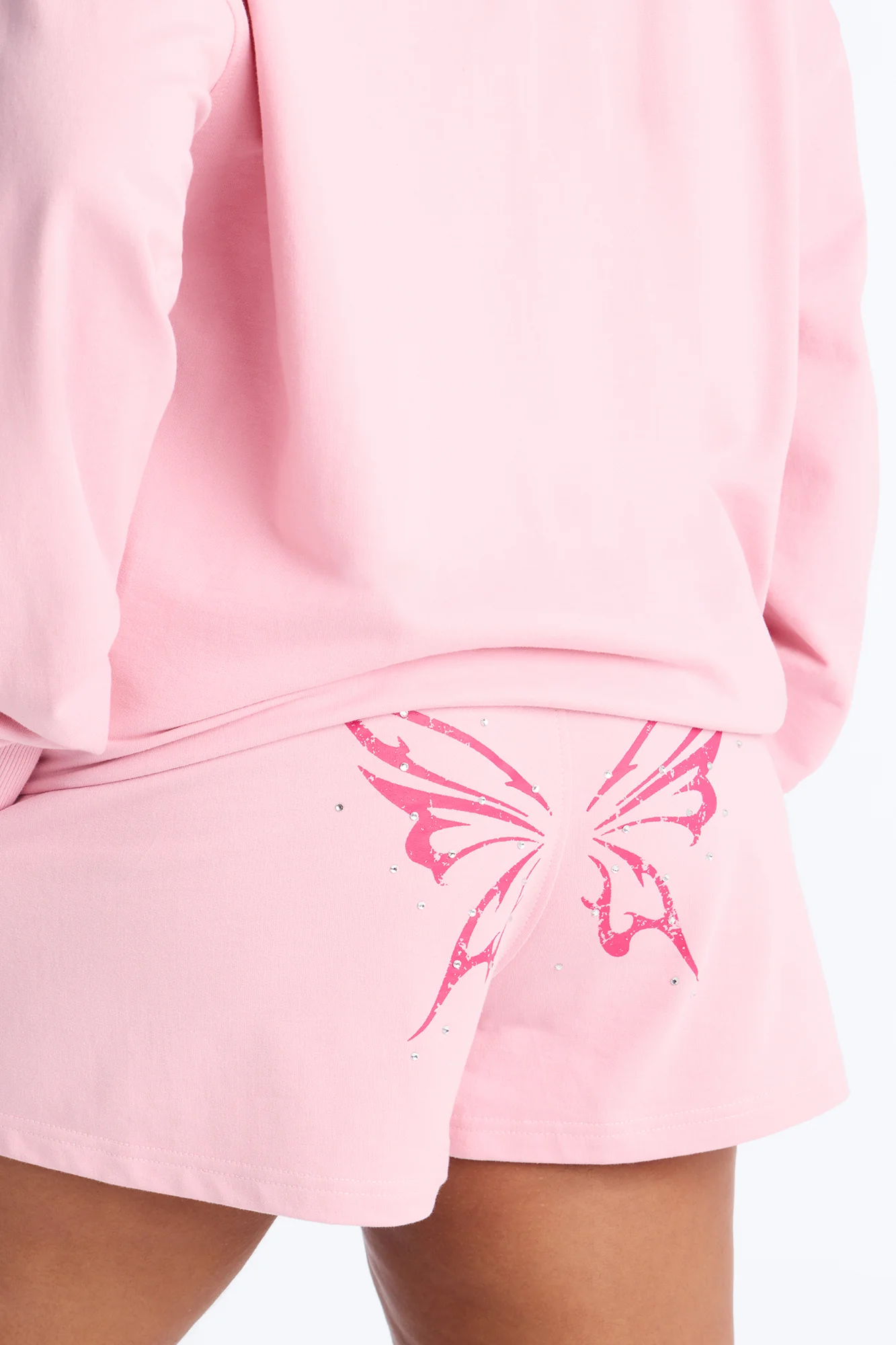 Butterfly Effect Short Set - Pink - Image 9