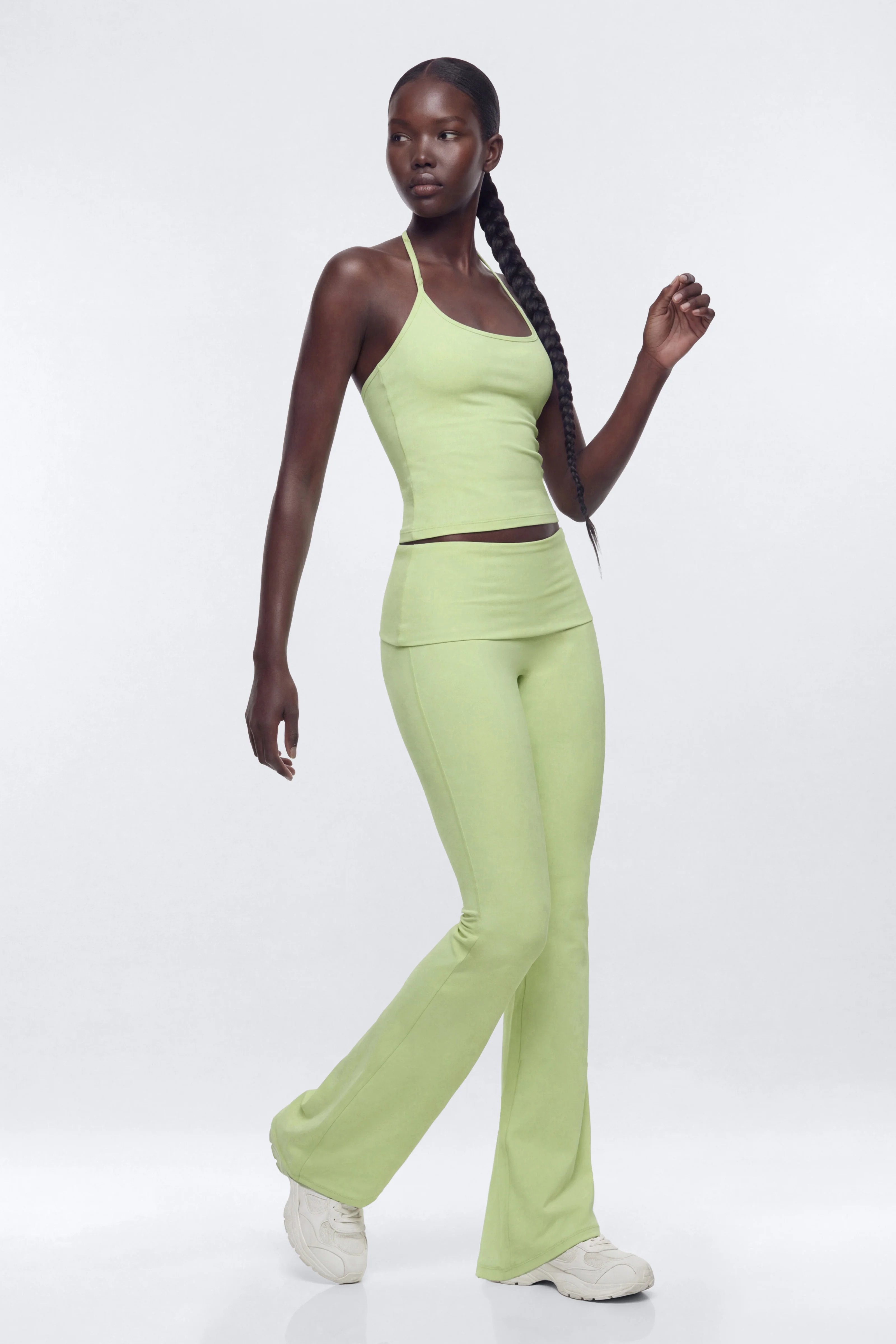 ButterSoft™ Adjustable Halter Tank - Pistachio - Image 2