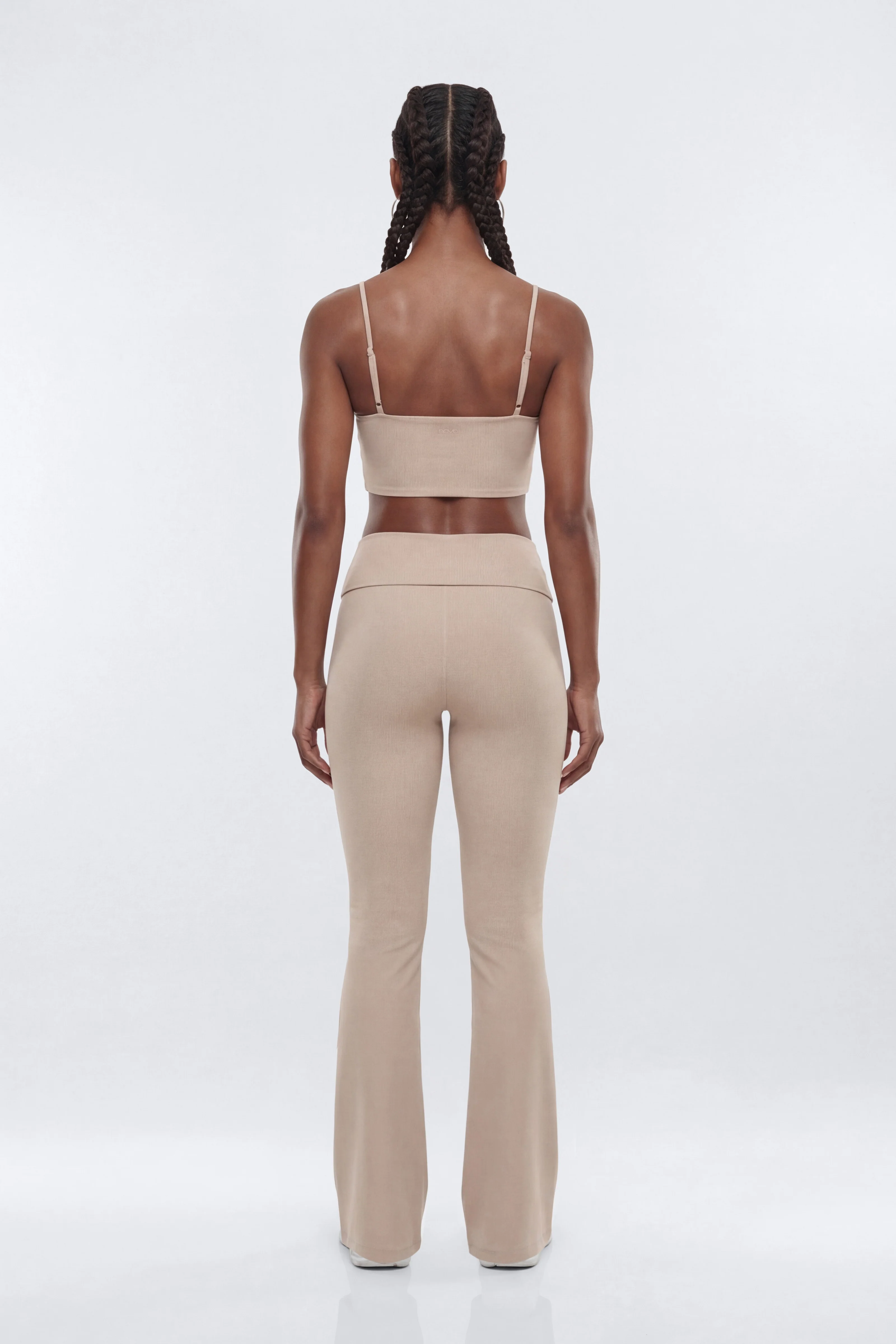 ButterSoft™ Wrap Over Sports Bra - Stone - Image 3