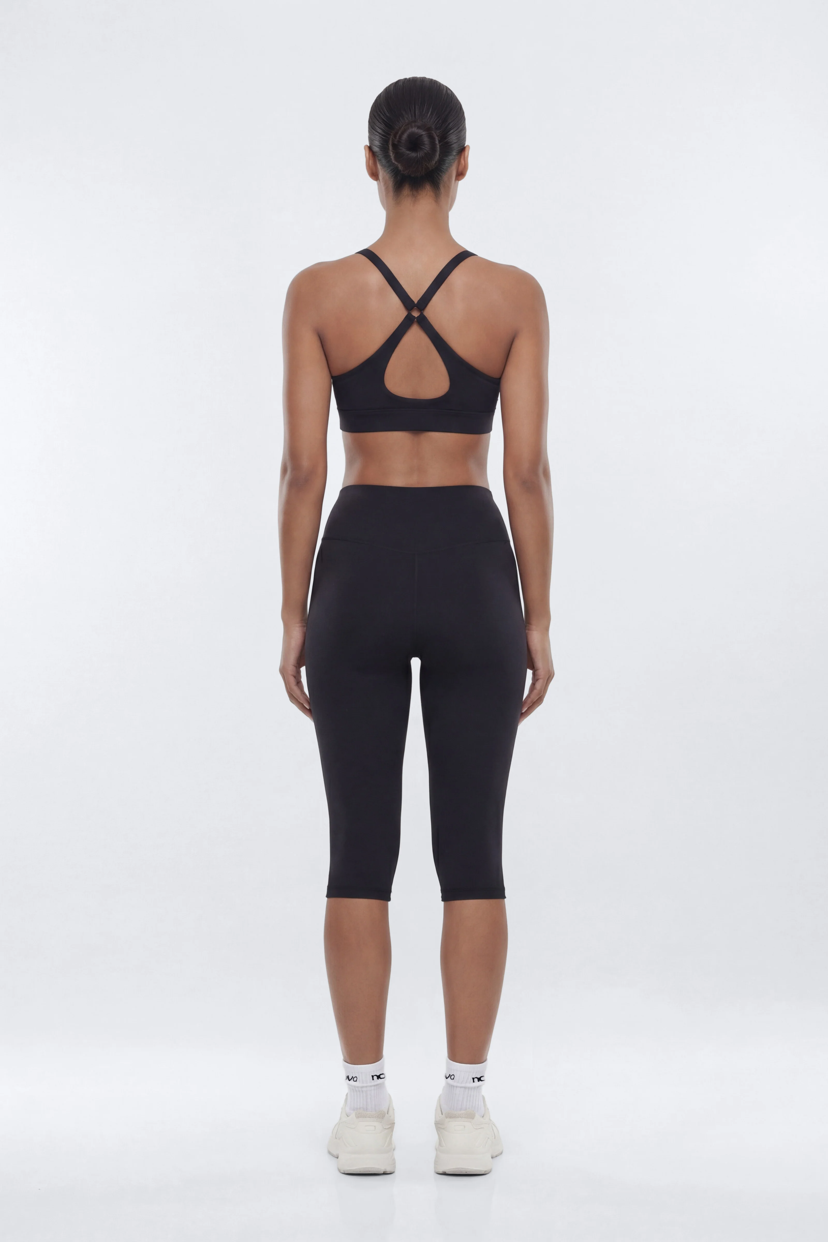 ButterSoft™ X Back Sports Bra - Black - Image 3