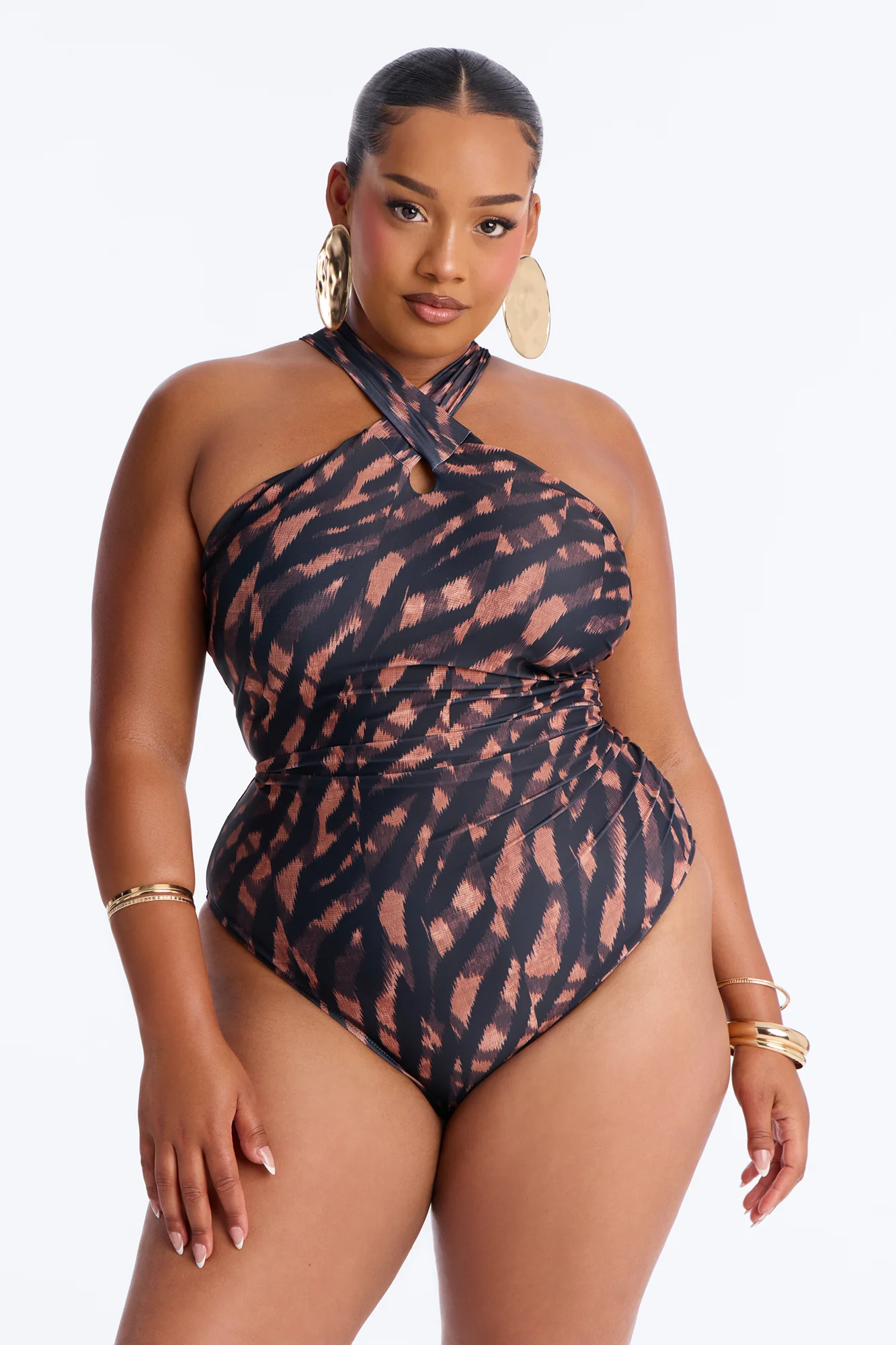 By Your Side 1 Piece Swimsuit - Black/combo - Image 4