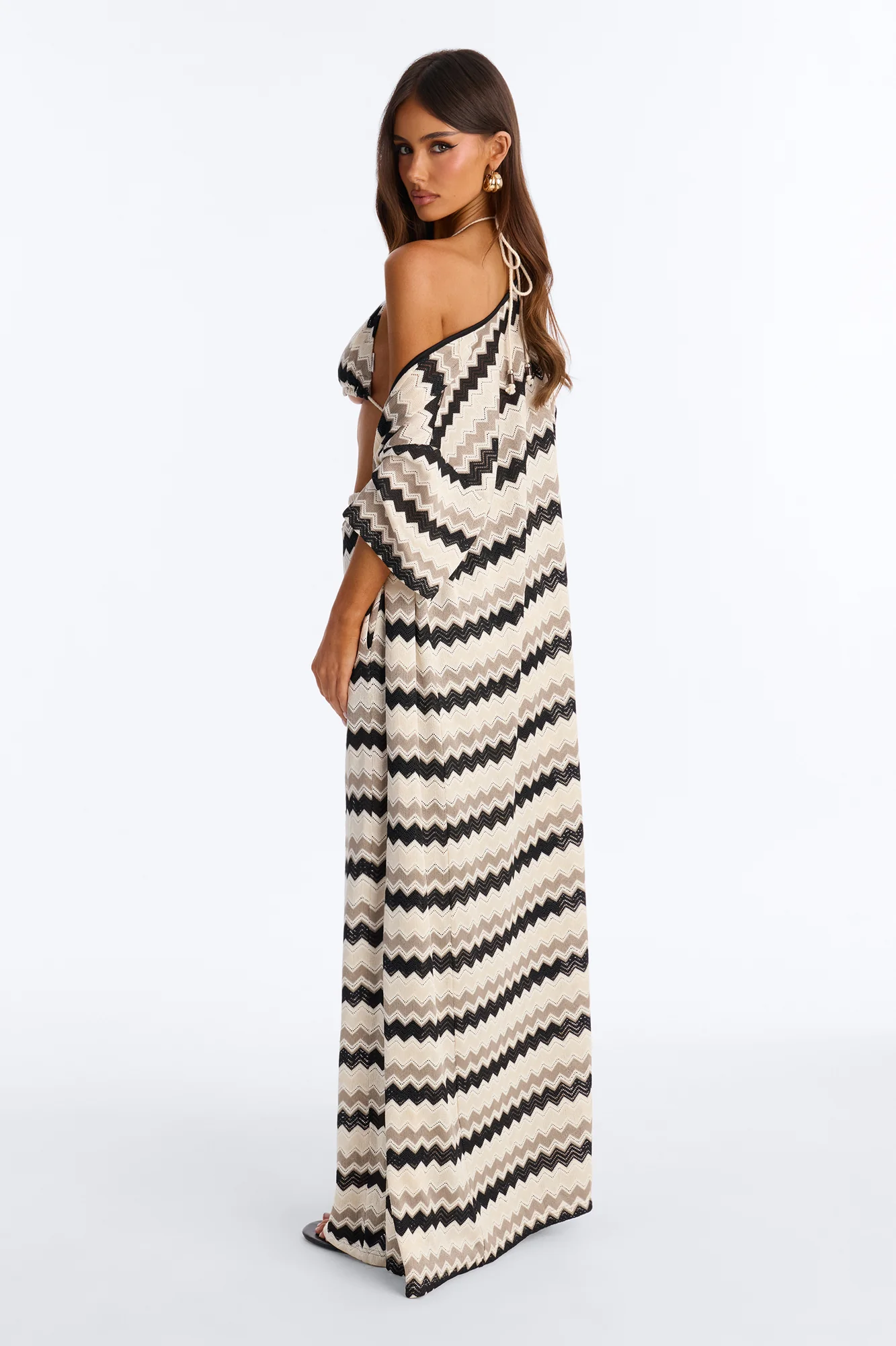 Cabana Crush 3 Piece Crochet Pant Set - Cream/combo - Image 5