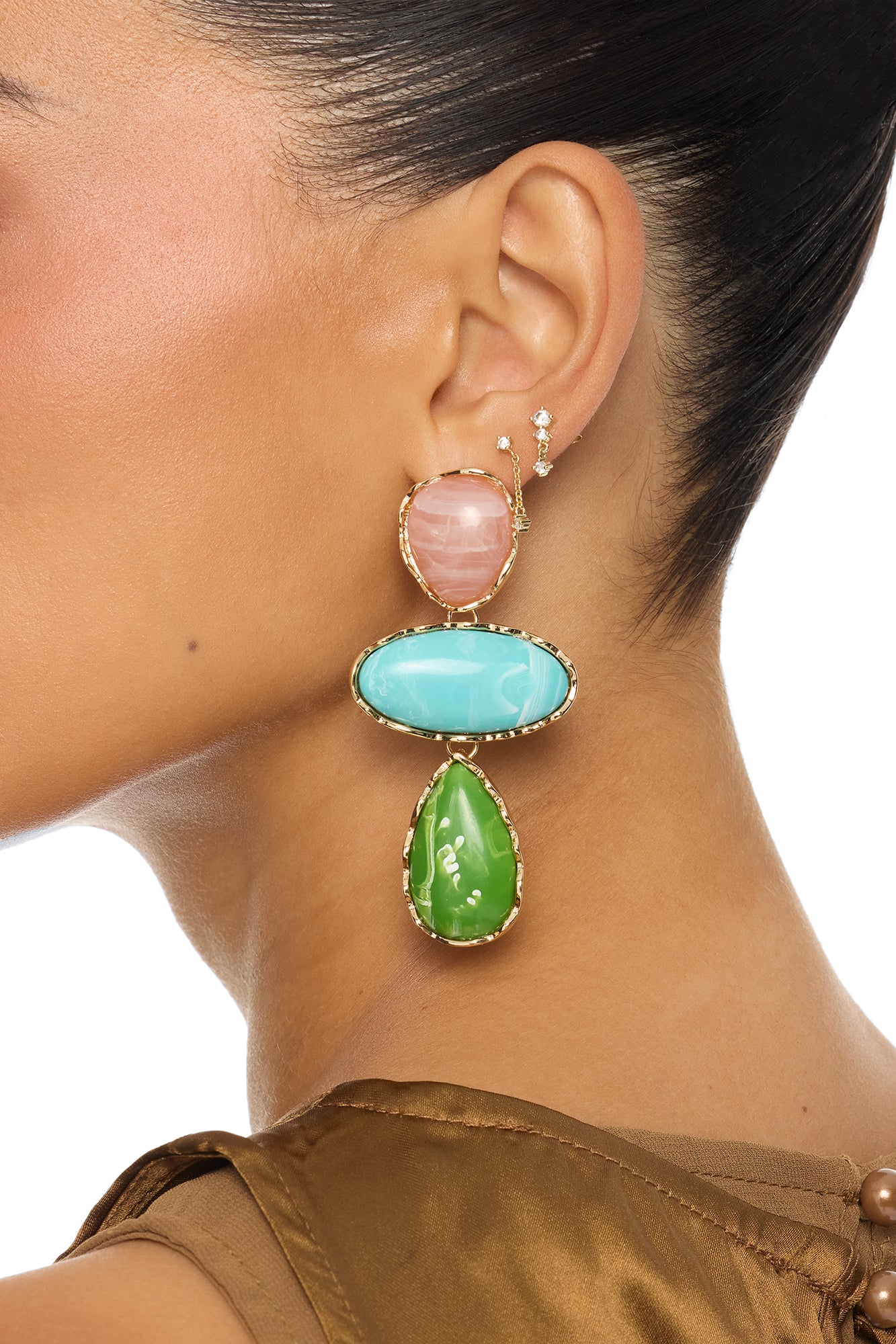 Cabo Waves Drop Earrings - Multi Color