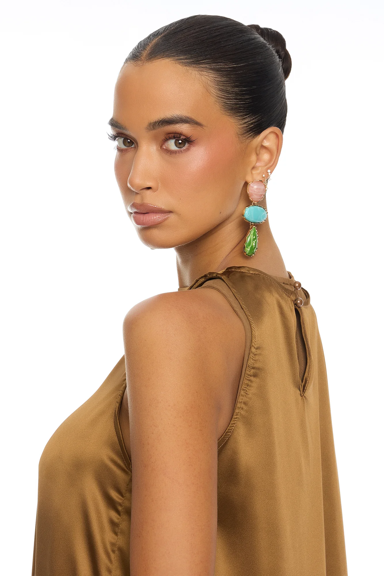 Cabo Waves Drop Earrings - Multi Color - Image 2