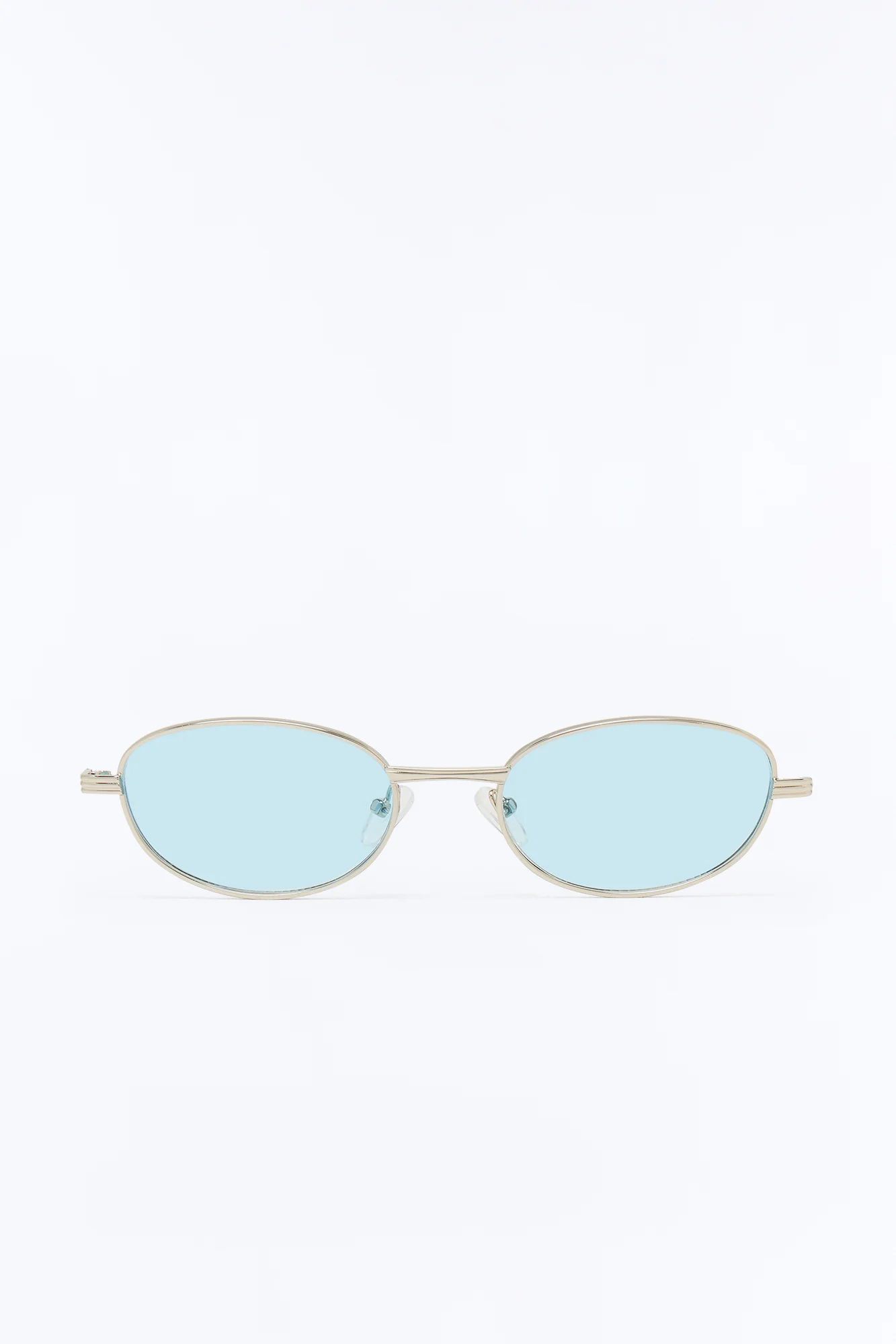 Cali Coast Round Sunglasses - Silver/Blue - Image 3