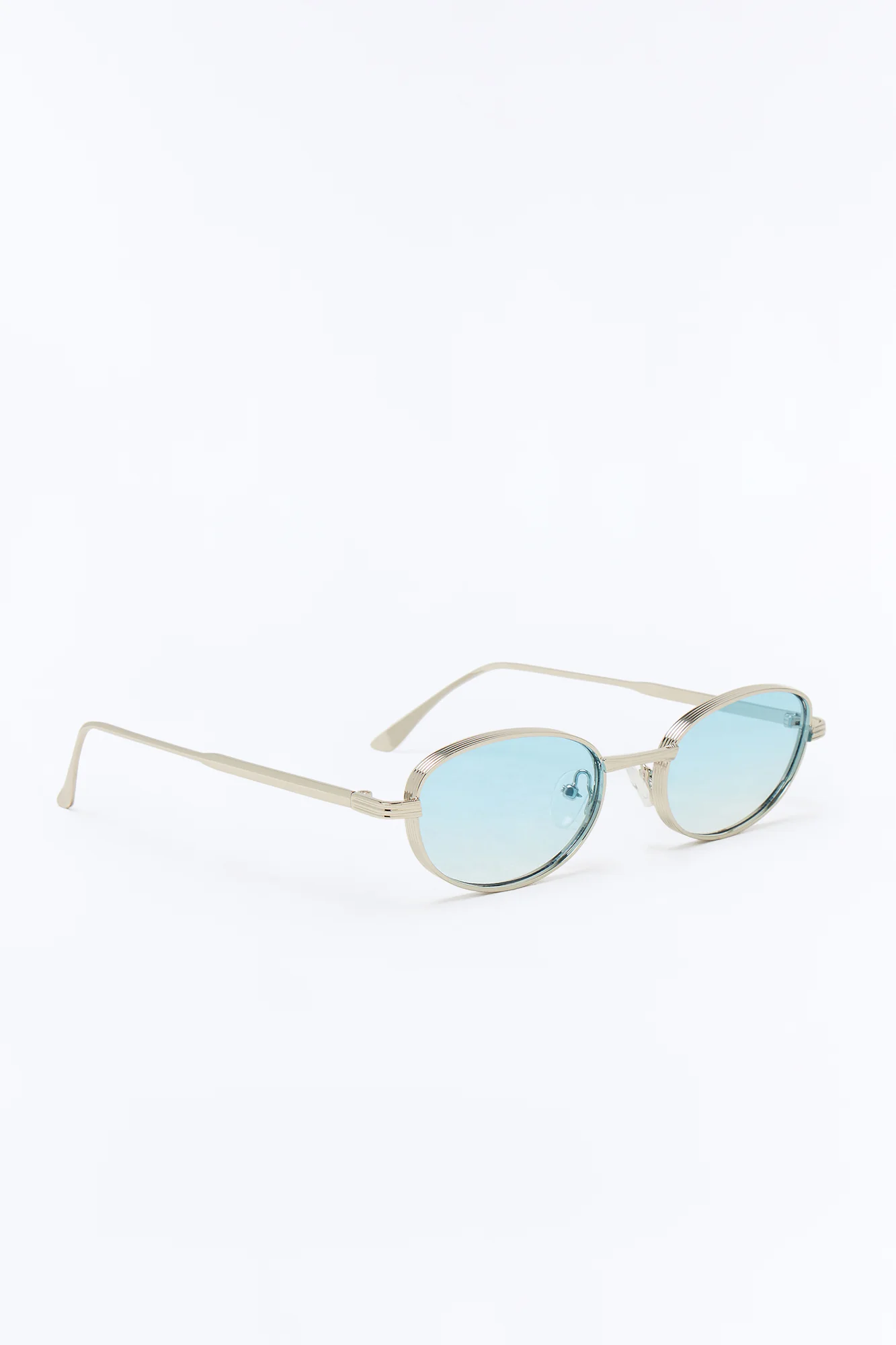 Cali Coast Round Sunglasses - Silver/Blue - Image 4