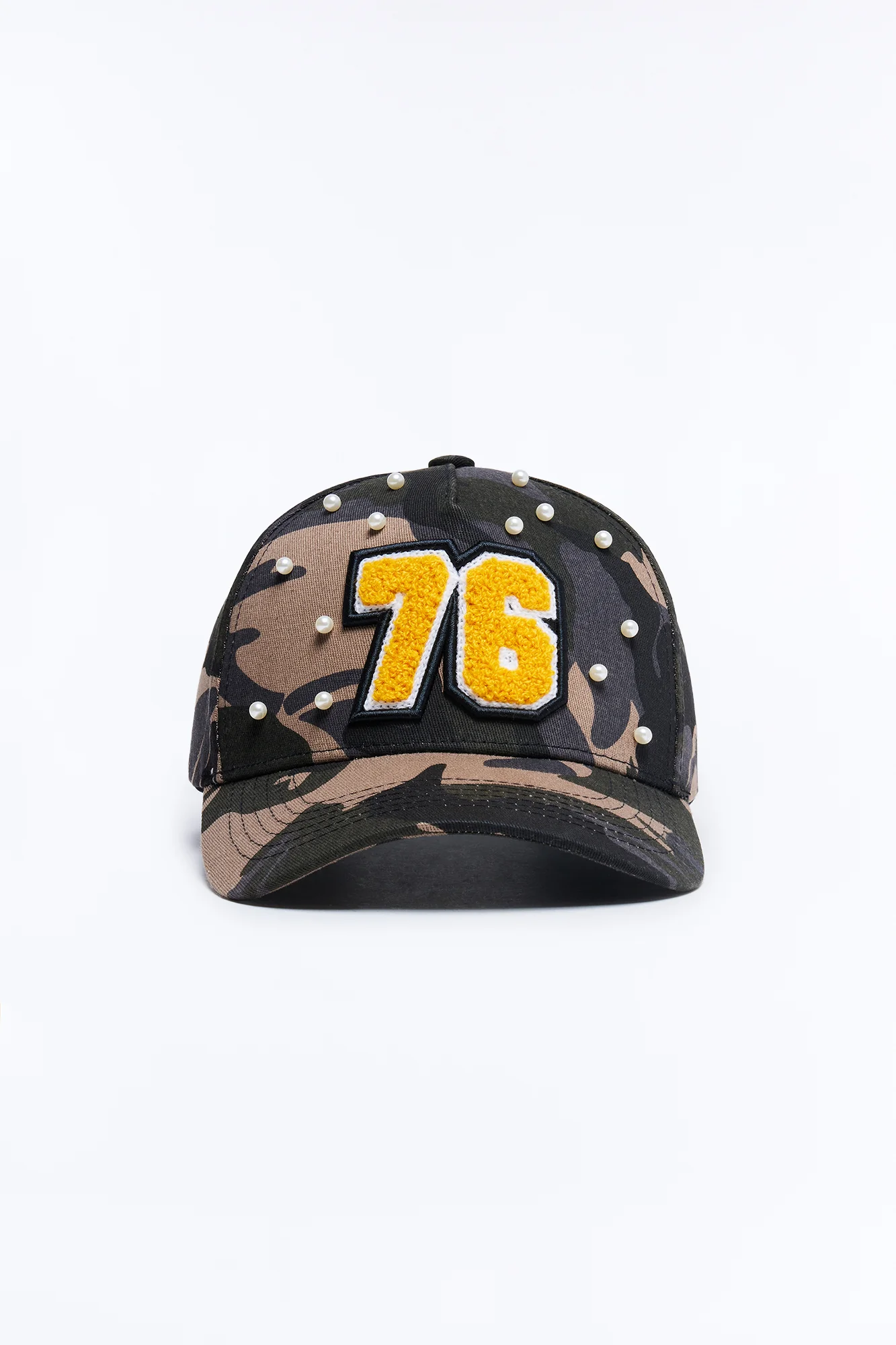 Camo Pearl 76 Patch Snapback Hat - Camouflage - Image 3