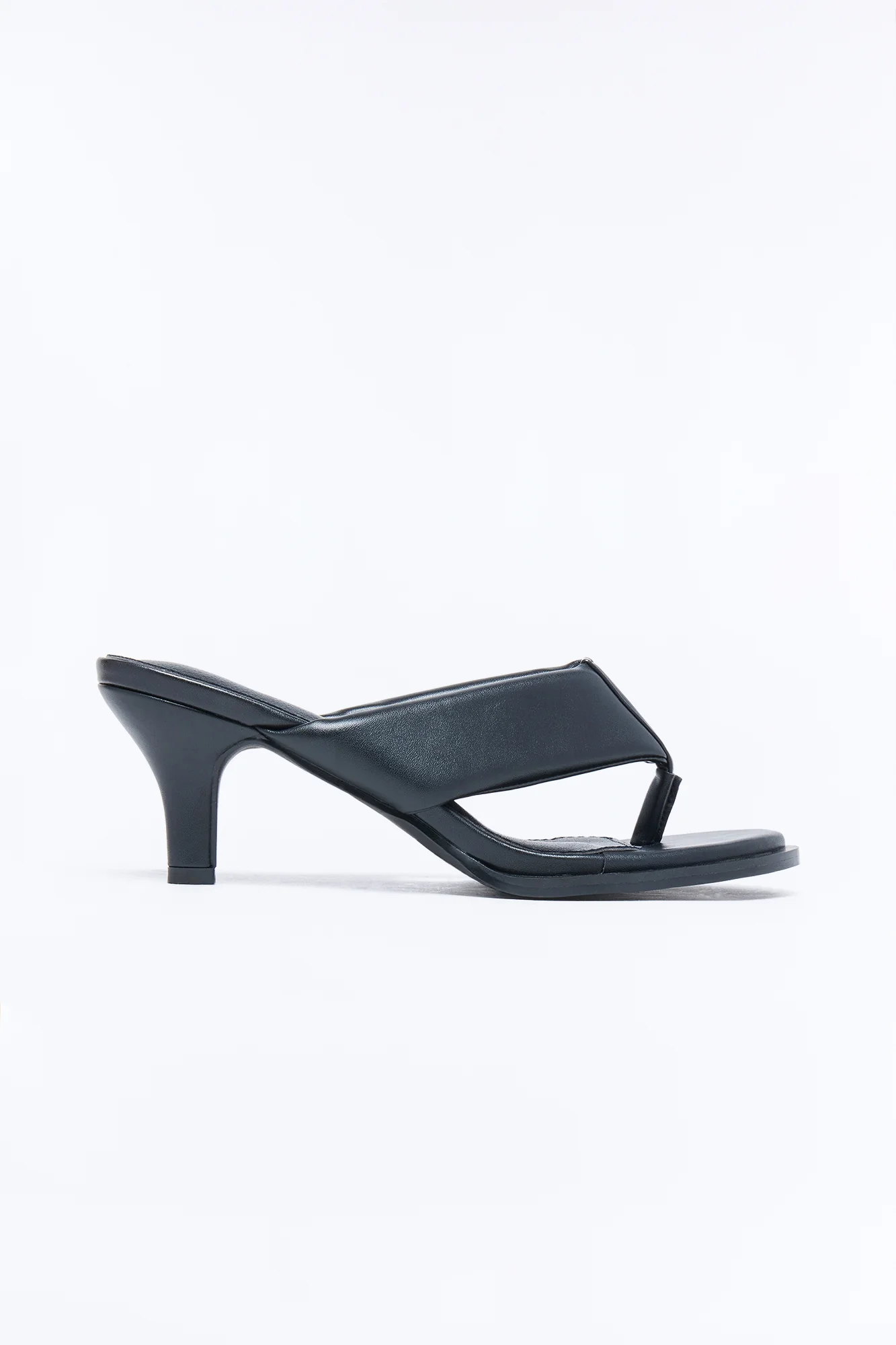 Cardinal Thong Kitten Heels - Black - Image 4
