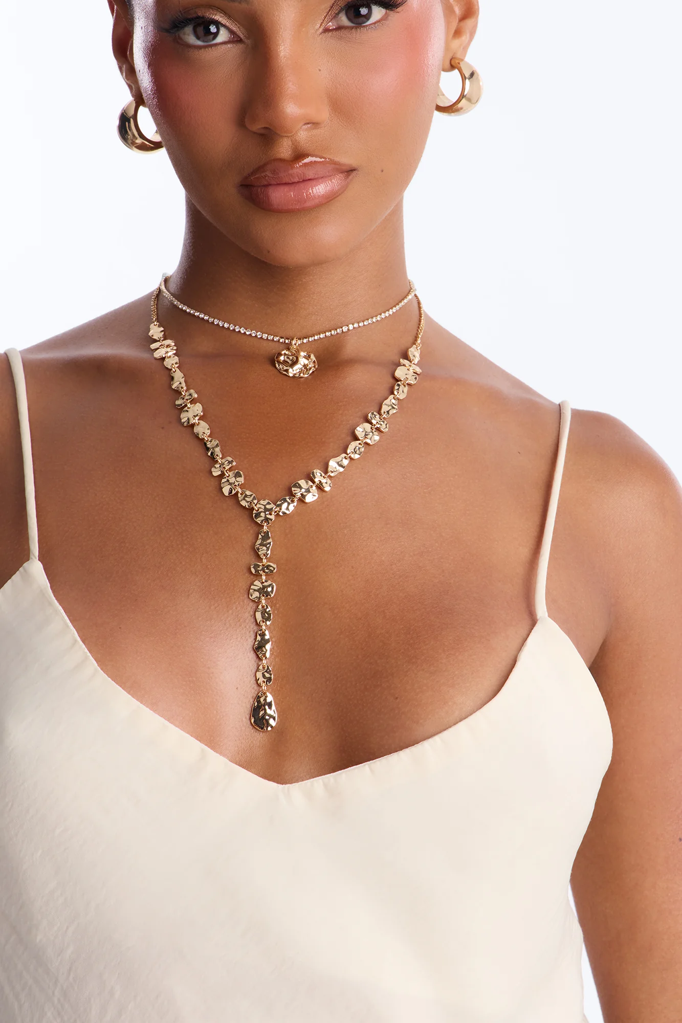 Caribbean Oasis Layered Necklace - Gold