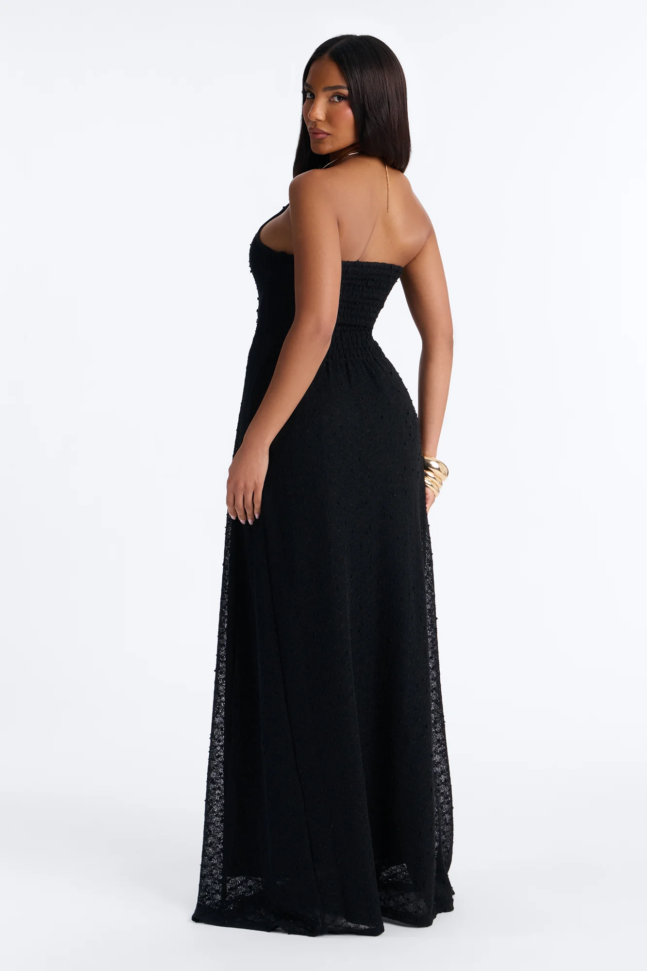 Caribbean Shores Maxi Dress - Black - Image 4