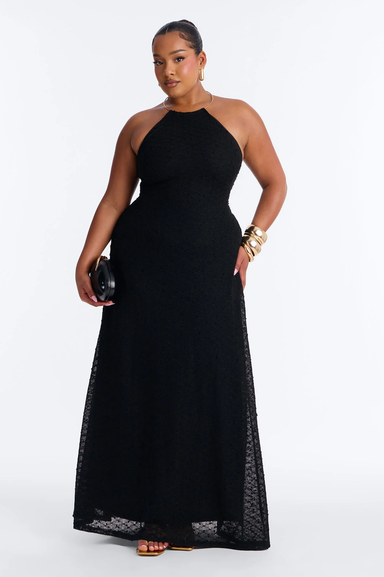 Caribbean Shores Maxi Dress - Black - Image 5