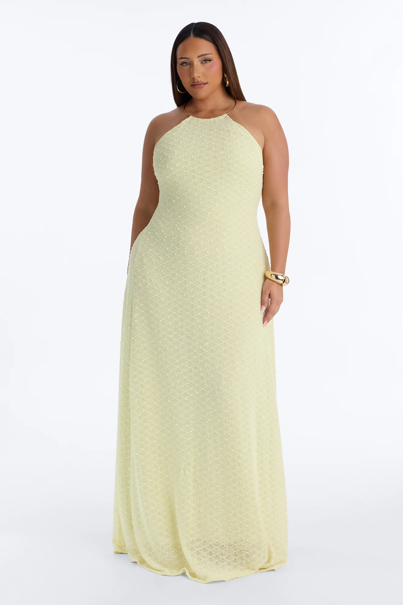 Caribbean Shores Maxi Dress - Yellow - Image 5