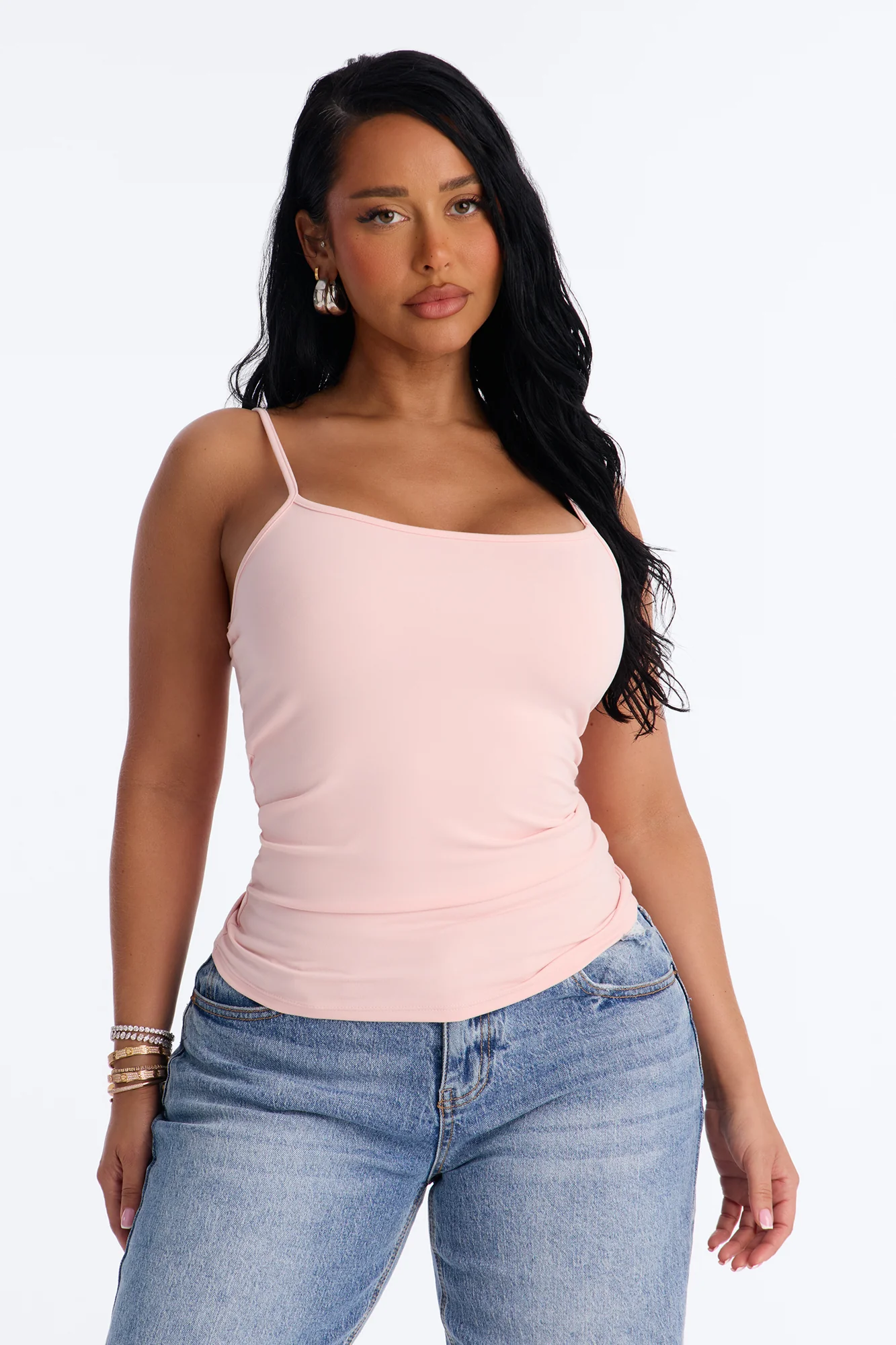 Carly Cami Top - Peach