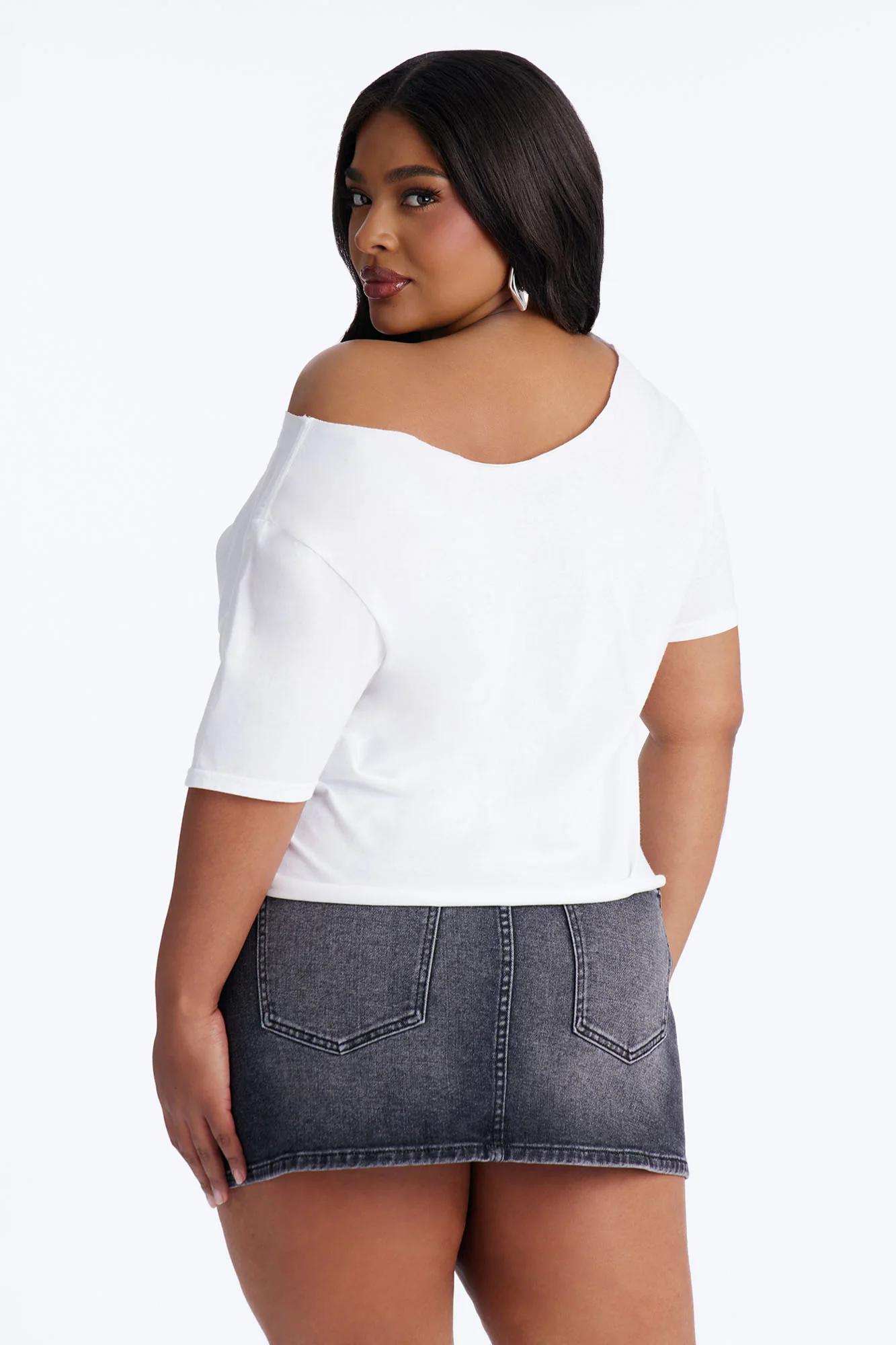 Cars Lightening Off Shoulder Tee - White - Image 8