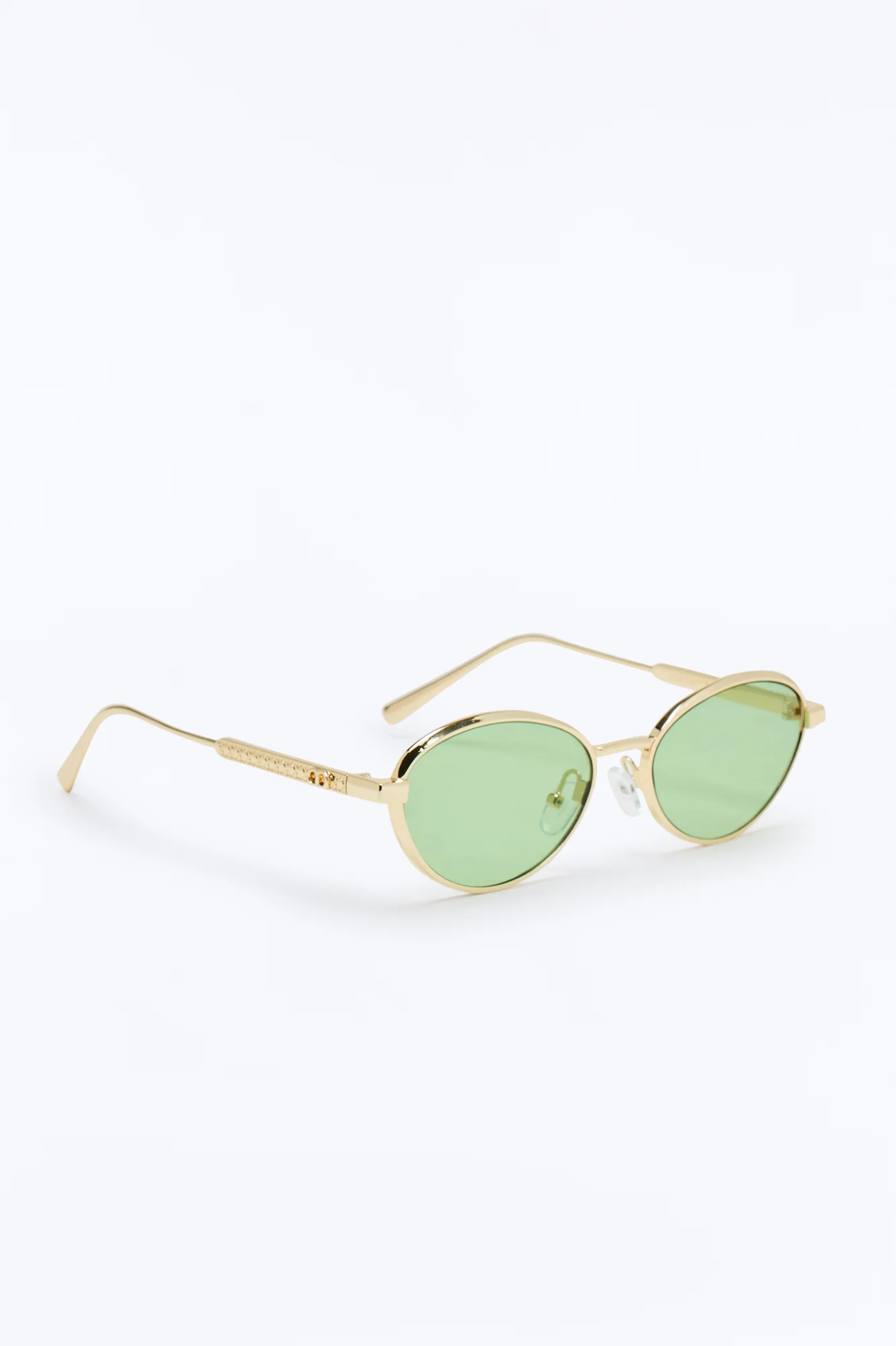 Cassidy Cat Eye Sunglasses - Gold/Green - Image 4