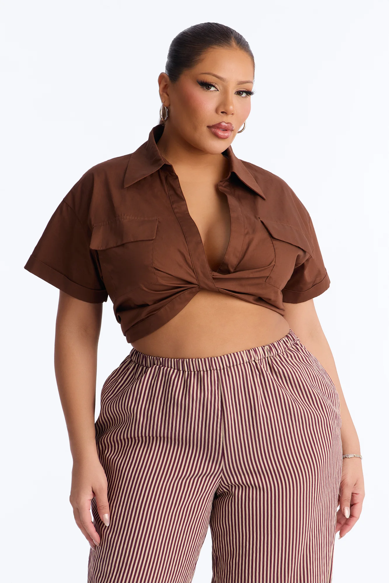 Catch Me Chillin' Top - Chocolate - Image 5