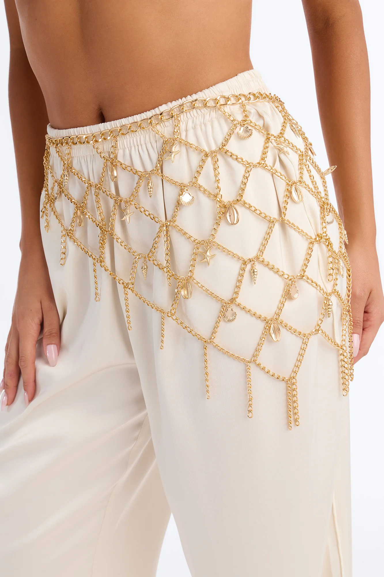 Catch Of The Day Chain Belt - Gold