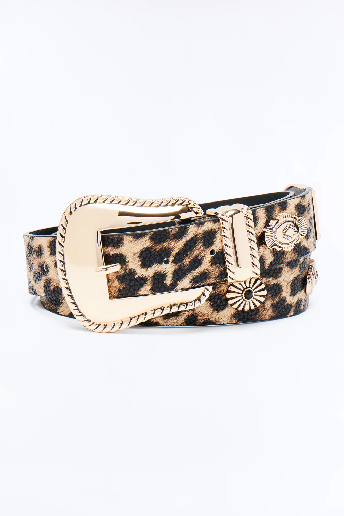 Catch This Leopard Hardware Belt - Leopard - Image 3