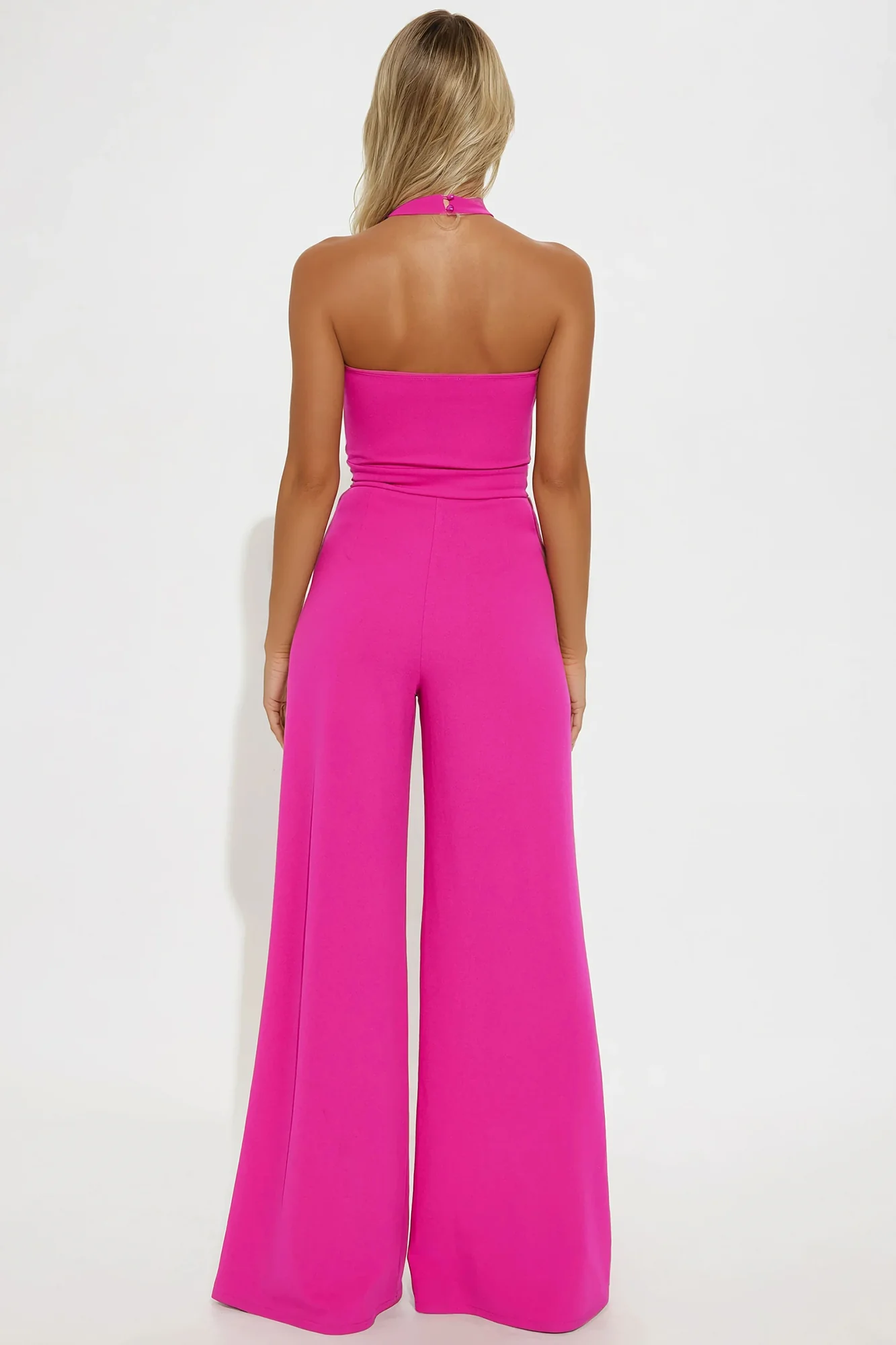 Cater To Me Jumpsuit - Fuchsia - Image 3