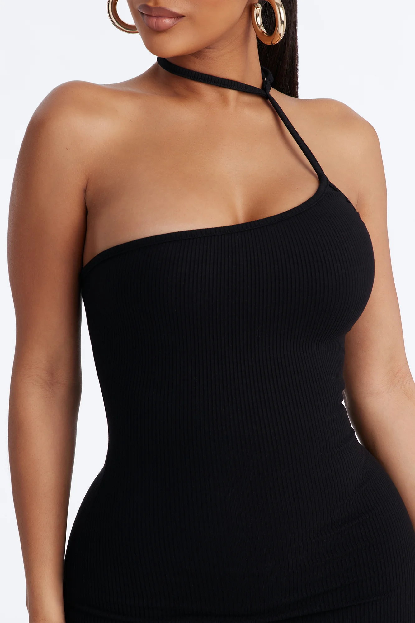 Celine Snatched Mini Dress - Black - Image 3