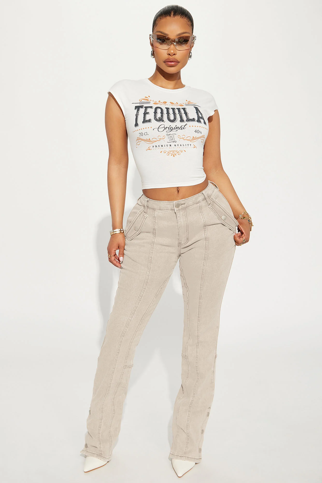 Chasin' You Mineral Wash Pant - Grey