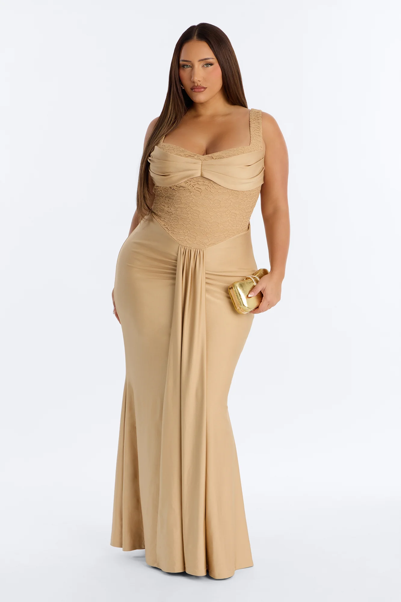 Chateau Hour Gown - Nude - Image 3