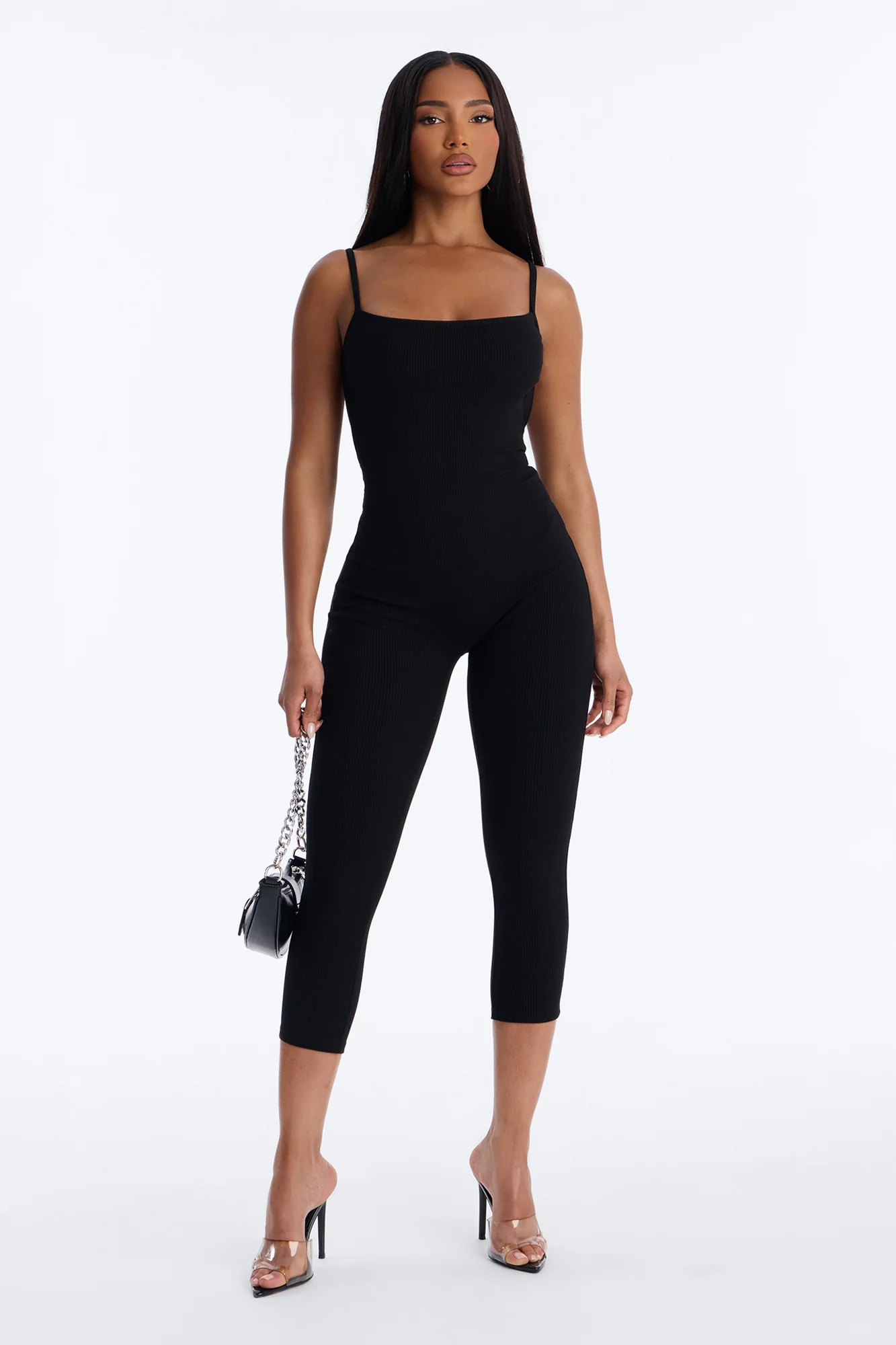 Chelsea Snatched Jumpsuit - Black - Image 3