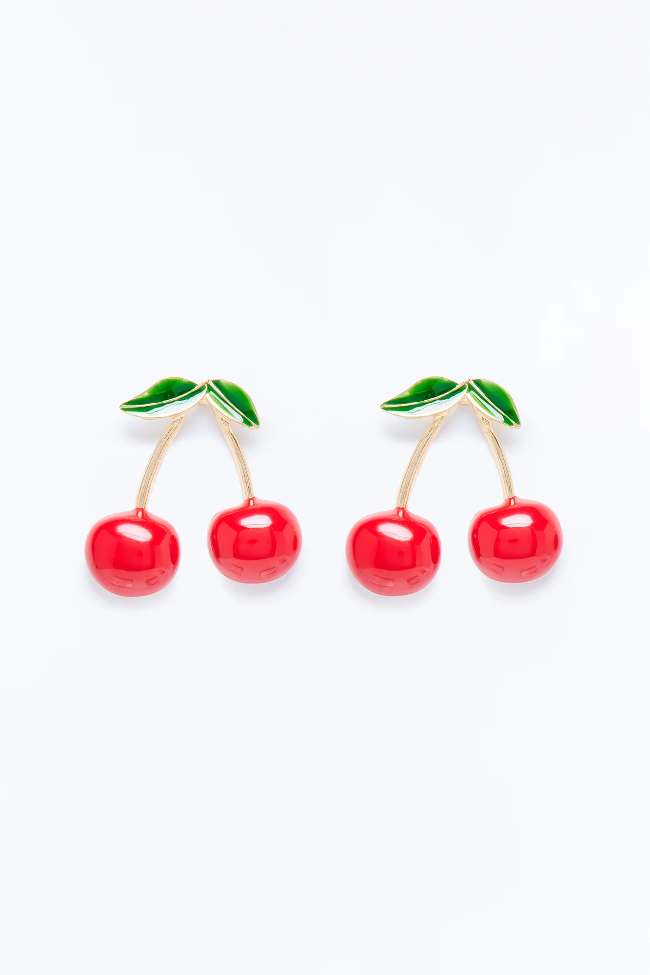 Cherry On Top Drop Earrings - Red - Image 3