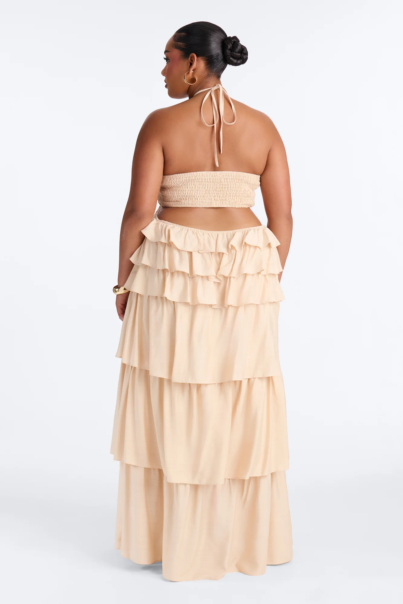 Chic Before Noon Maxi Dress - Oatmeal - Image 10